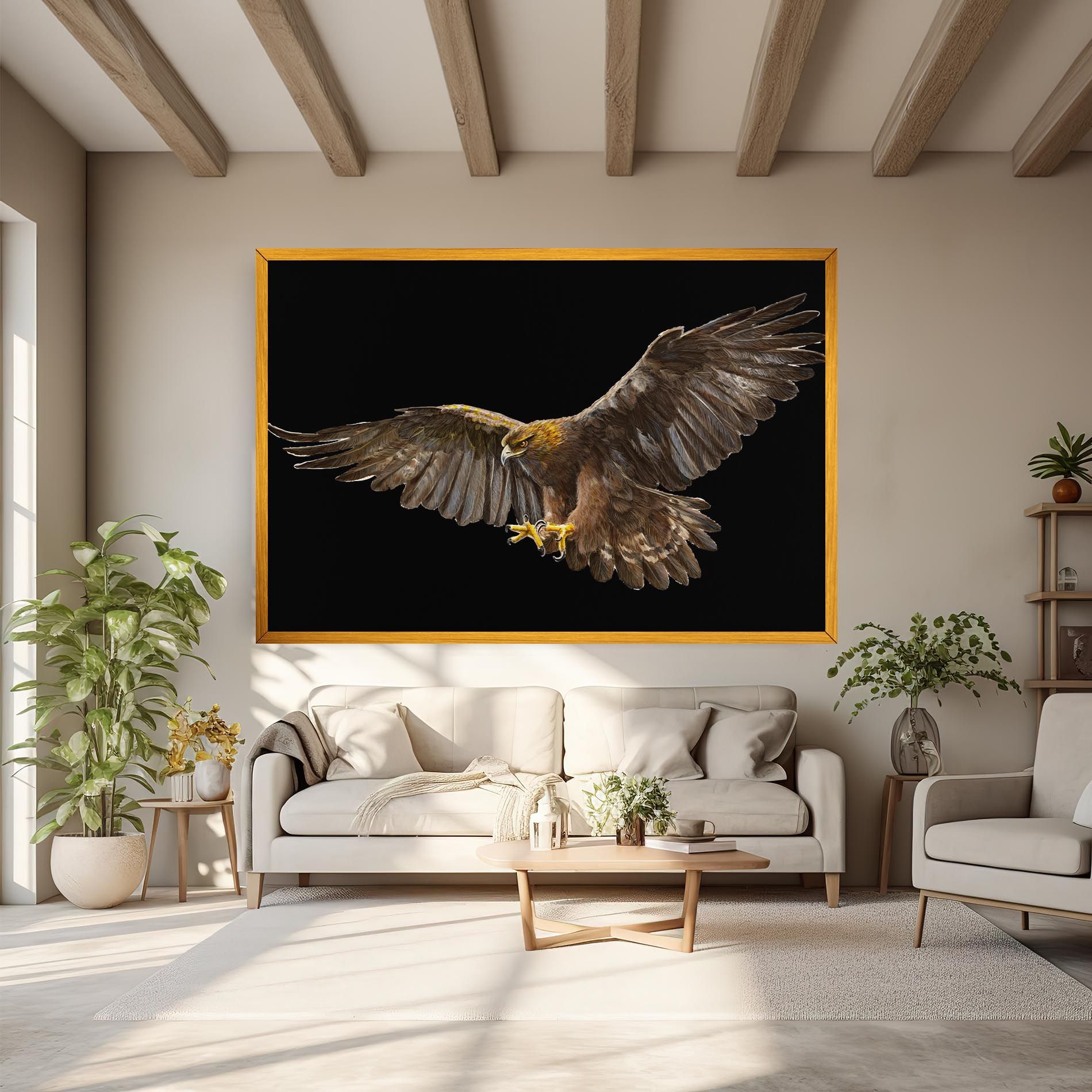 Eagle On Black mockup 6