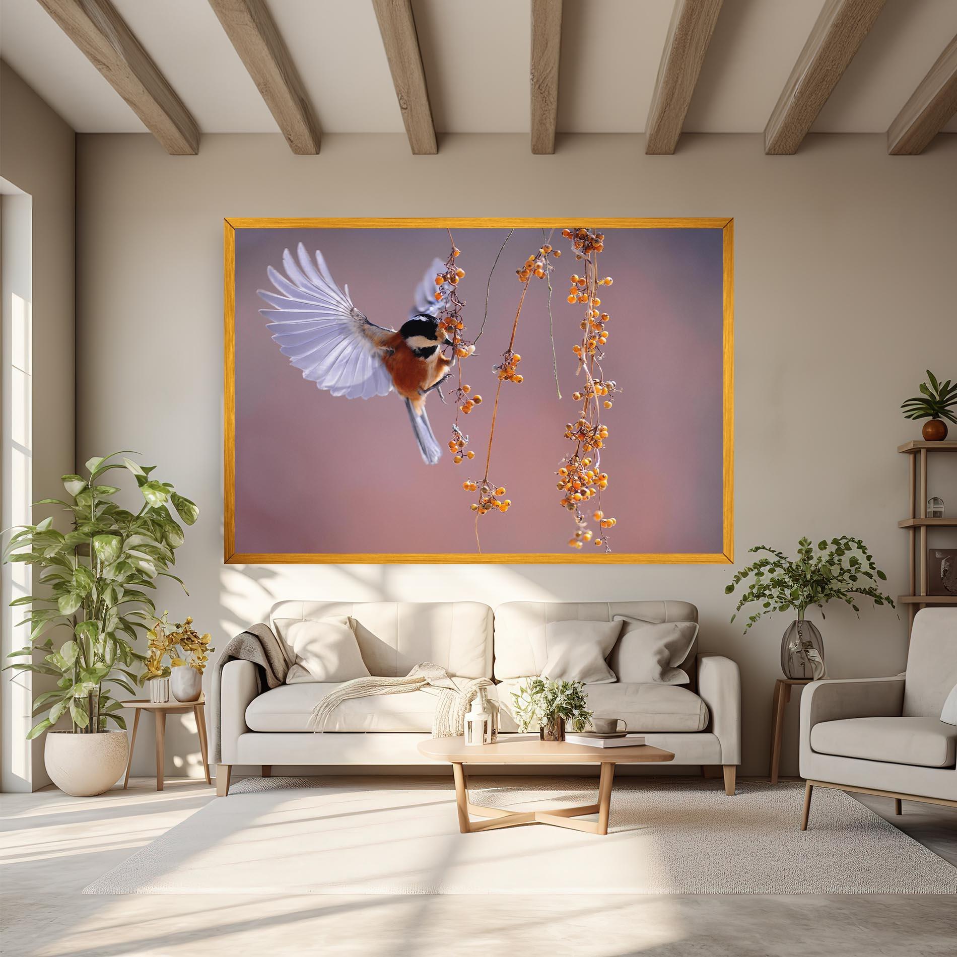 Картина на платно Woodpecker mockup 6