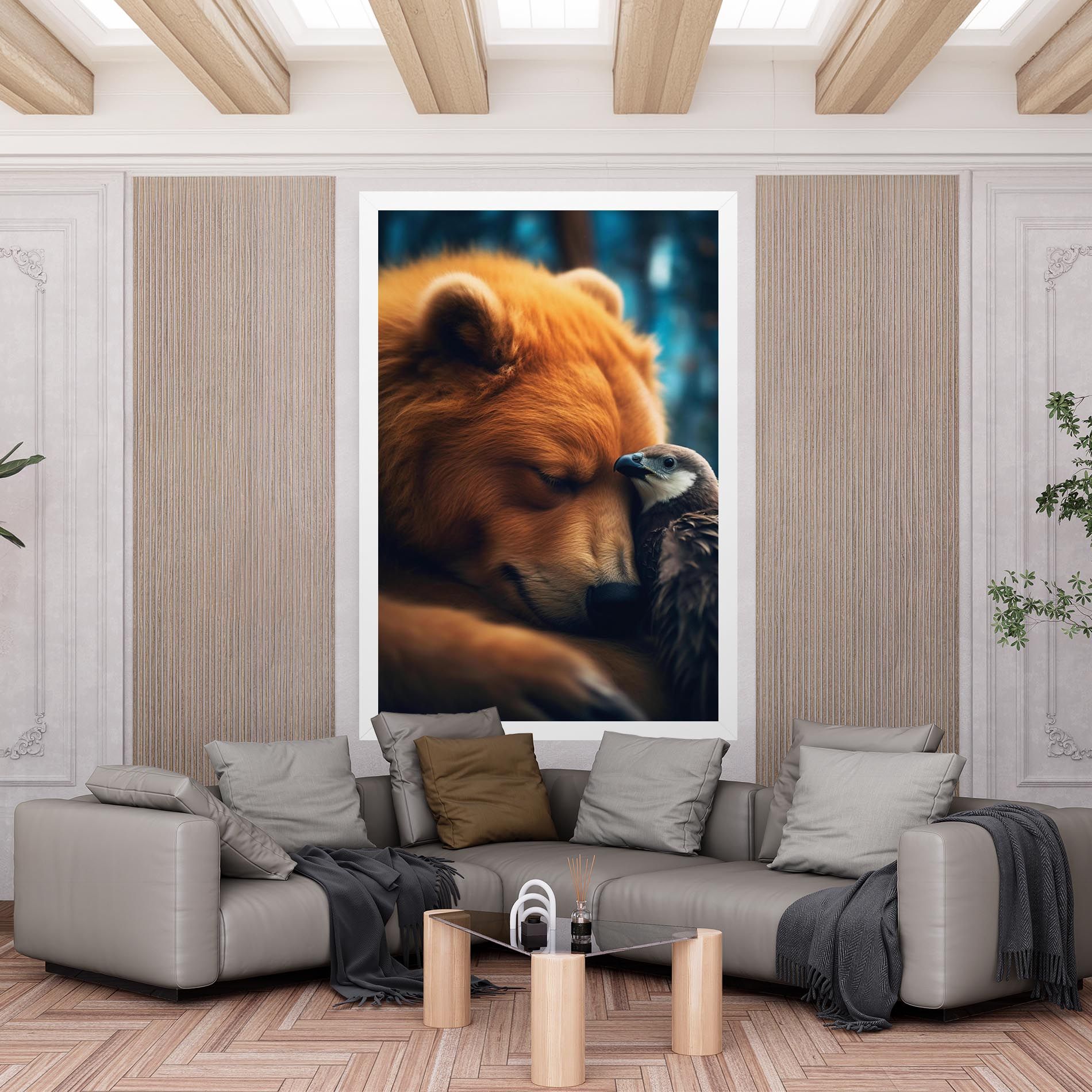 Bear With Eagle mockup 6