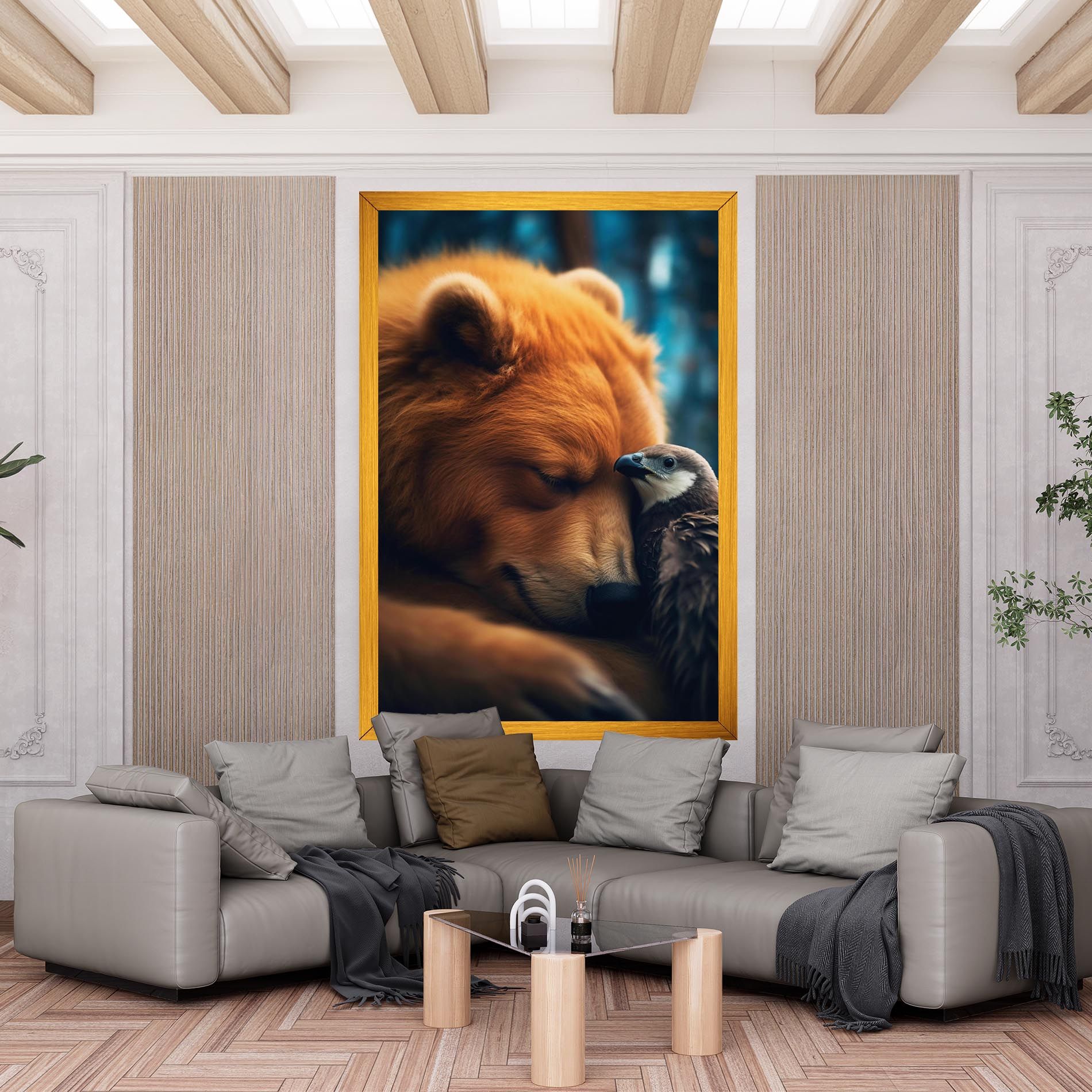 Bear With Eagle mockup 6