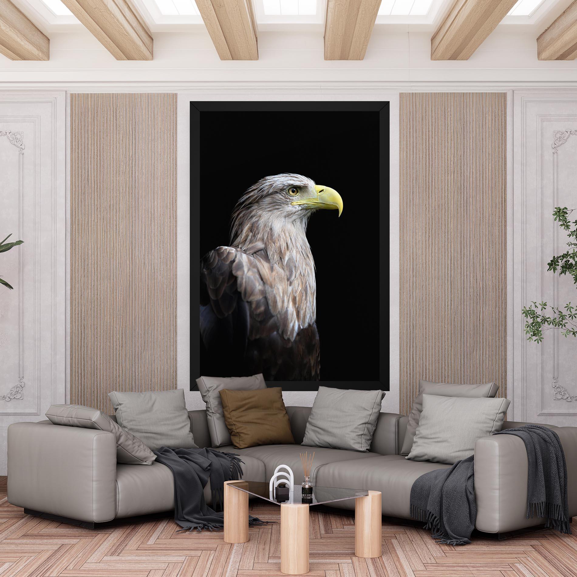 Картина на платно Close Up Eagle mockup 6