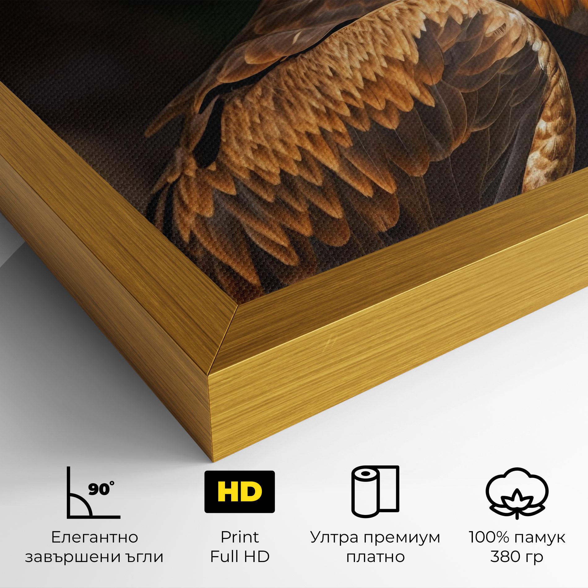 Картина на платно Brown Eagle mockup 4