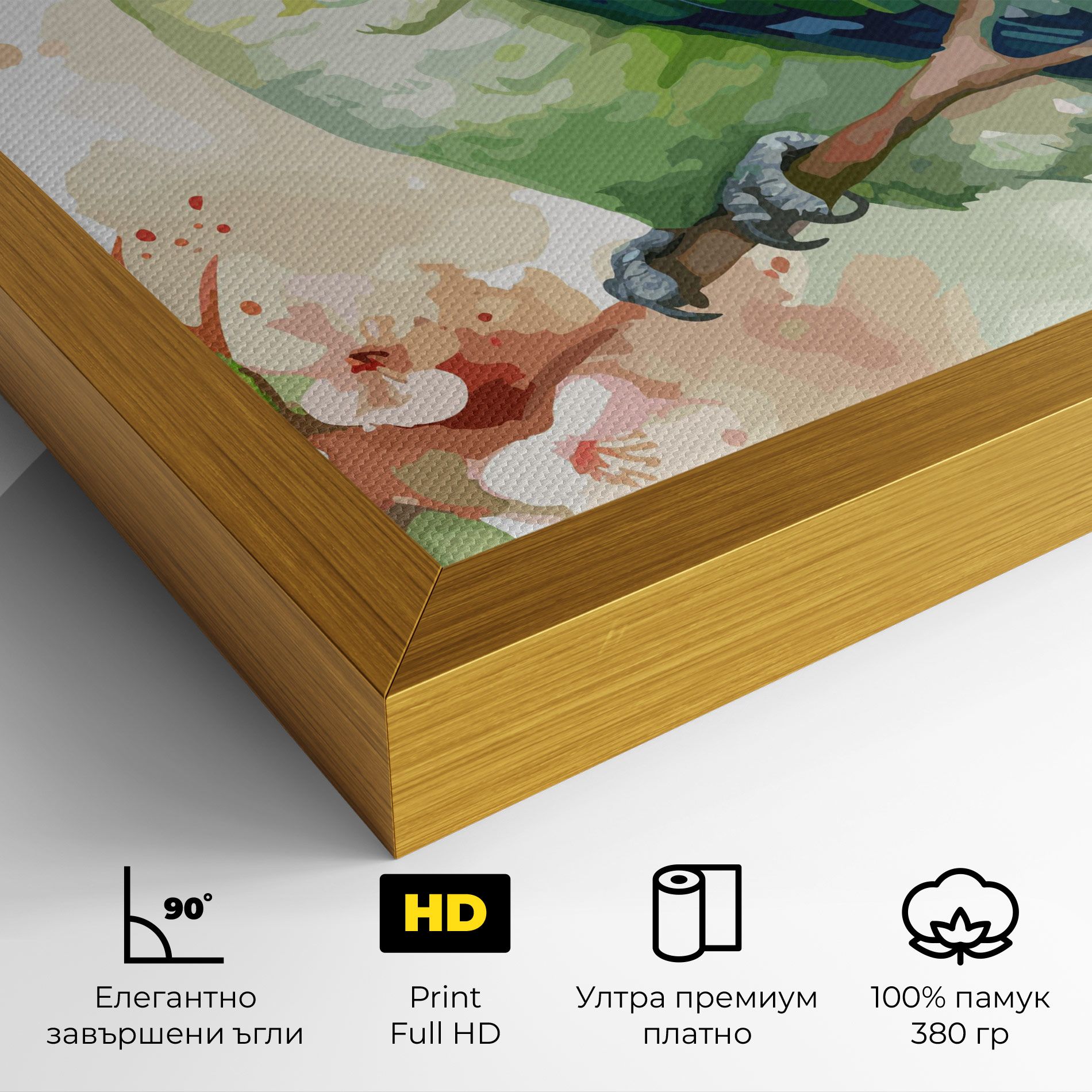 Pretty Green Parrot mockup 4