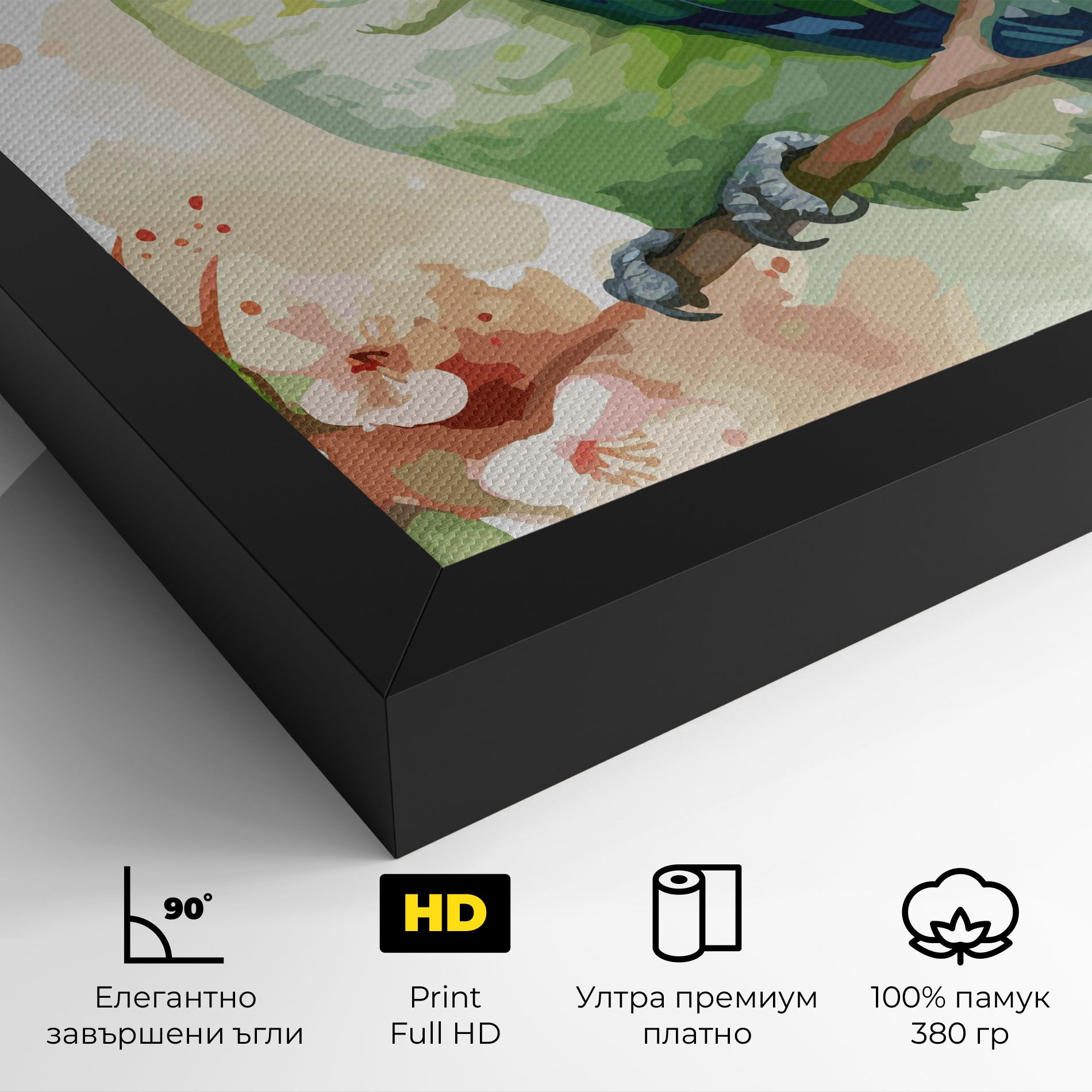 Pretty Green Parrot mockup 4