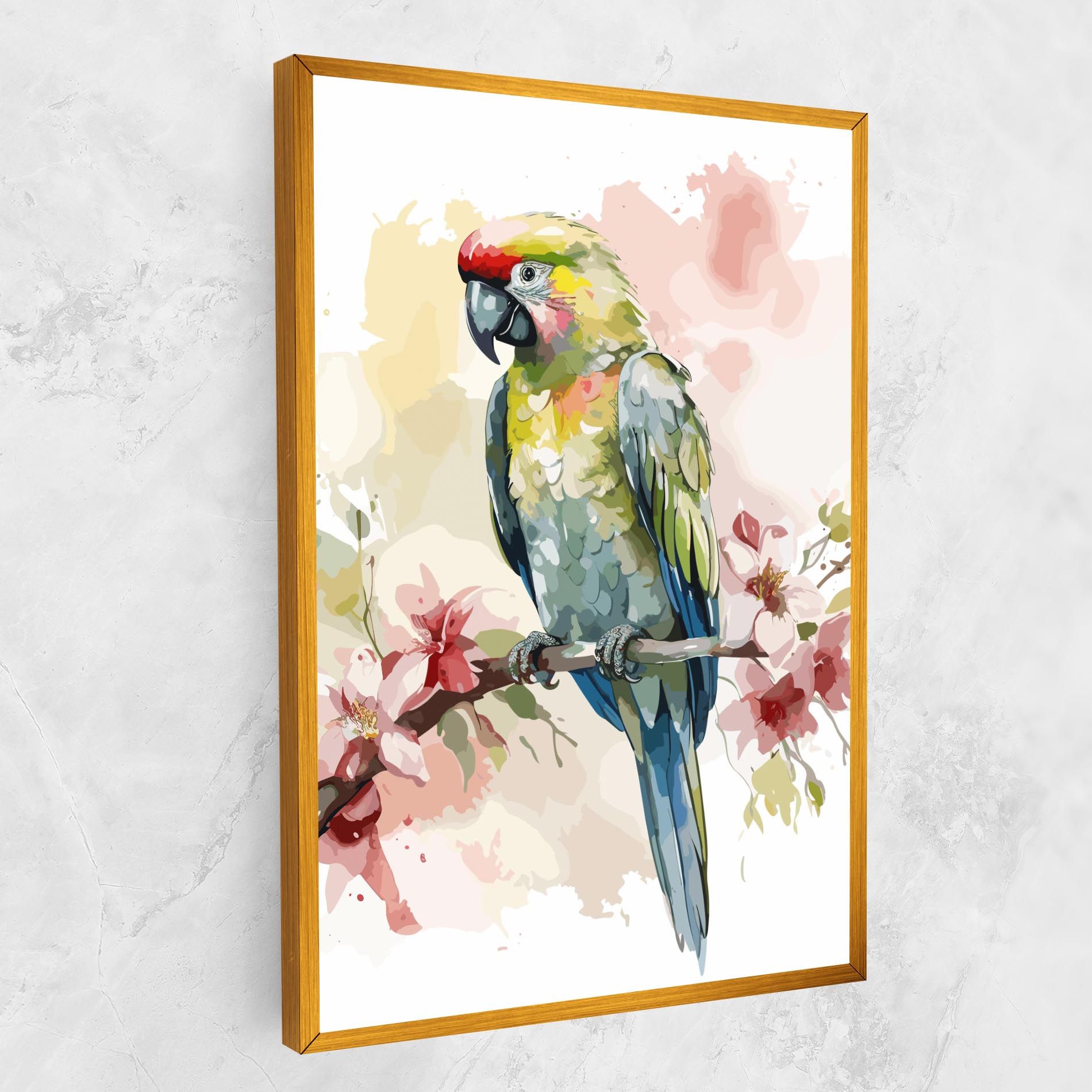 Beautiful Parrot mockup 1