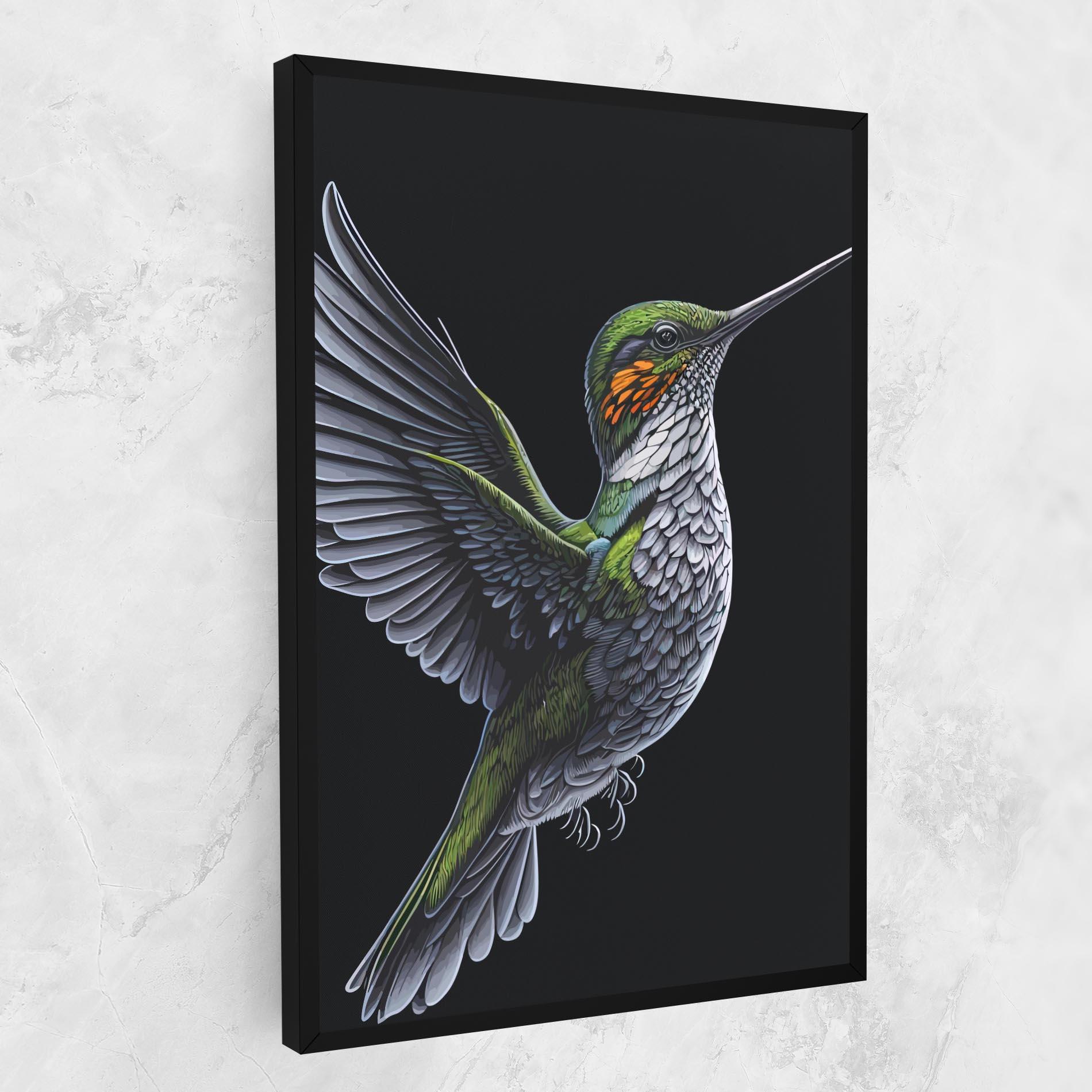 Картина на платно Hummingbird mockup 1