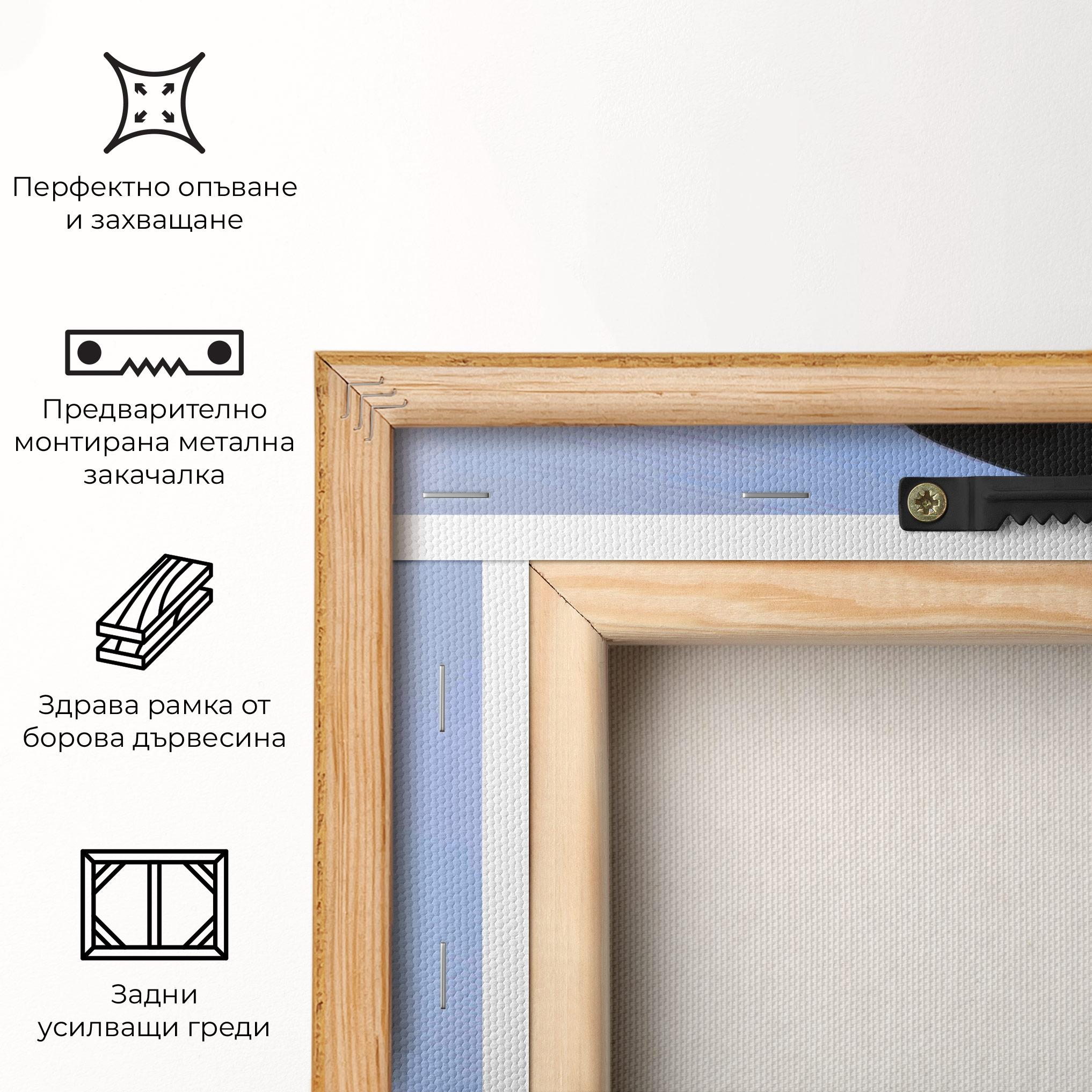 Картина на платно Bird Painting mockup 5