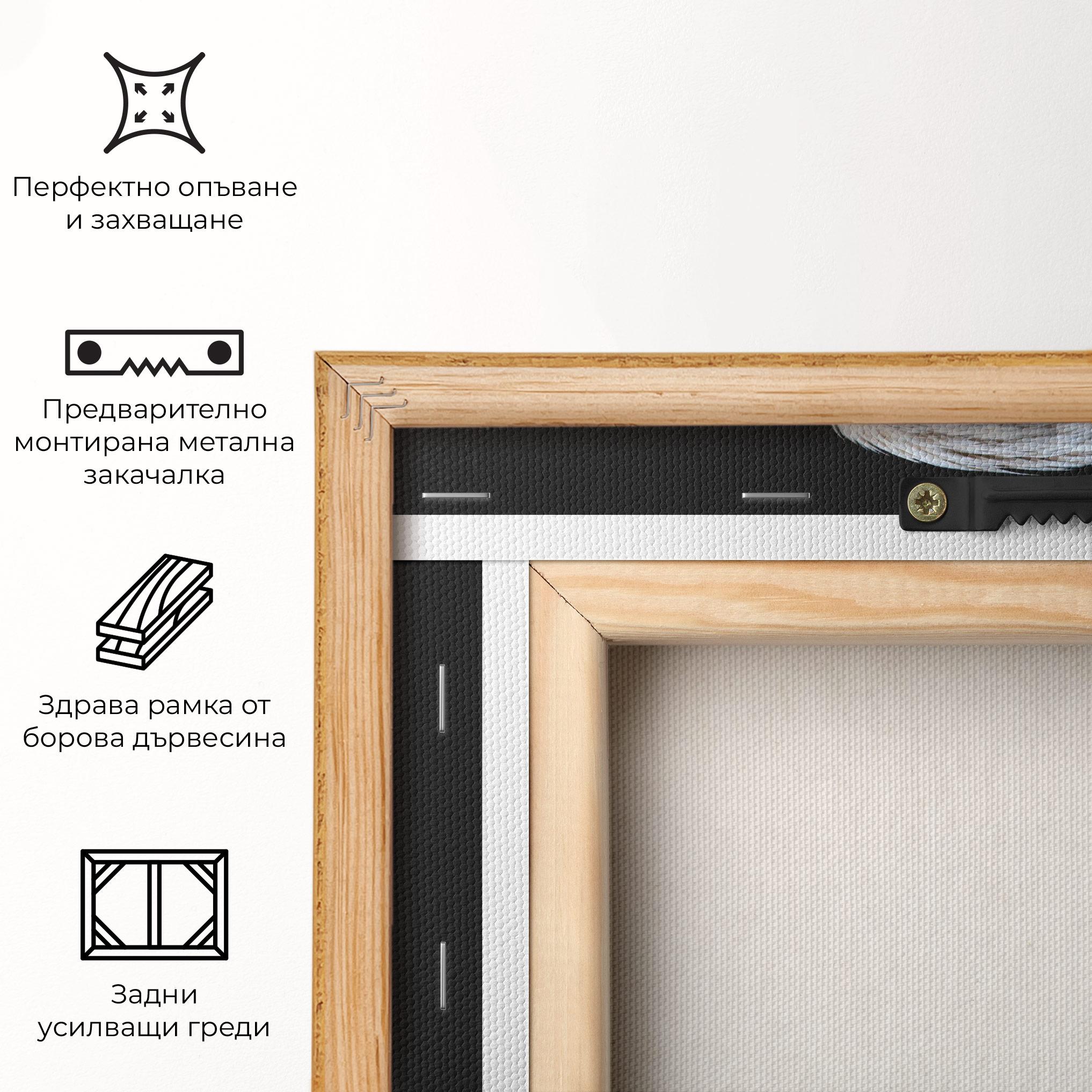 Картина на платно Close Up Eagle mockup 5