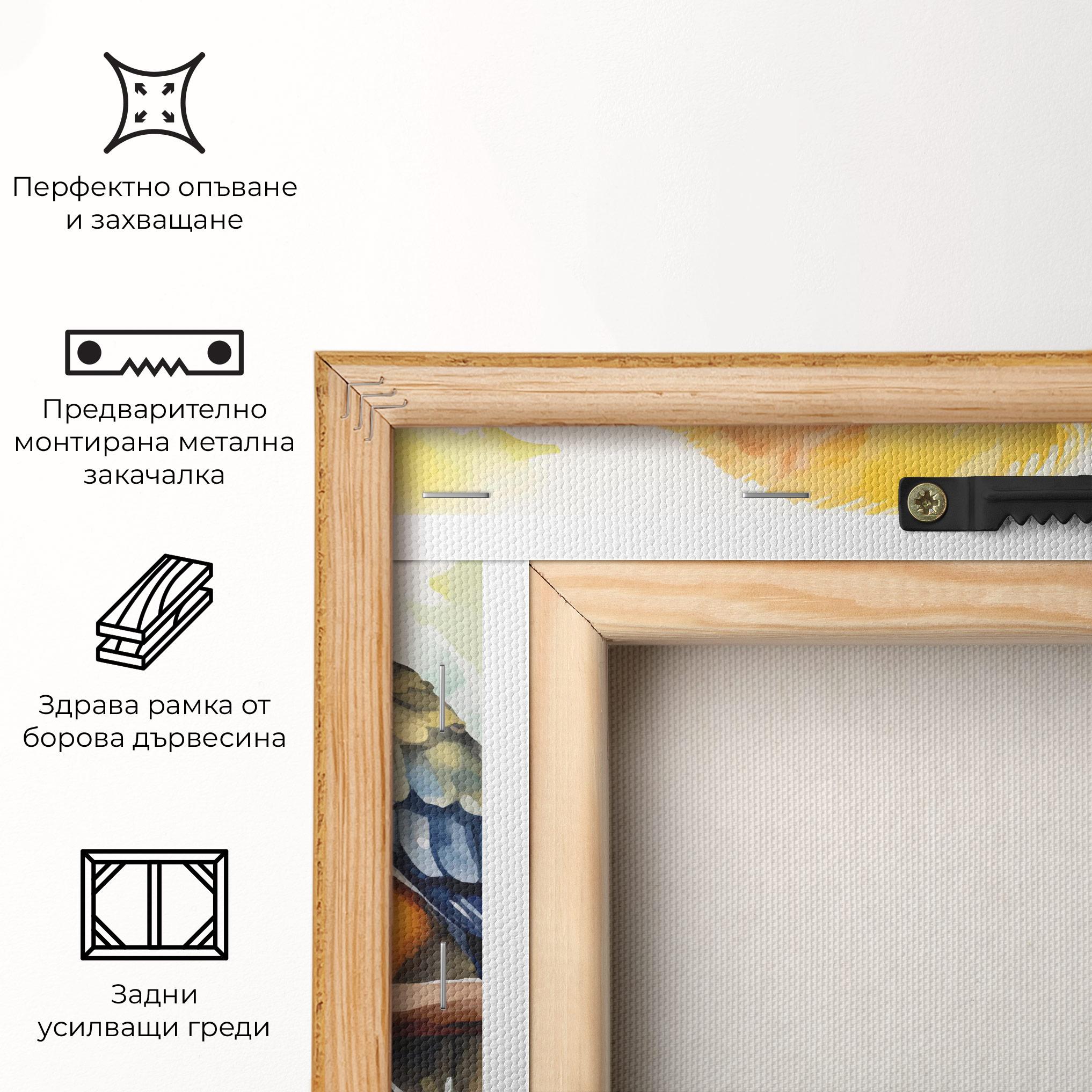 Картина на платно Cute Baby Parrot mockup 5