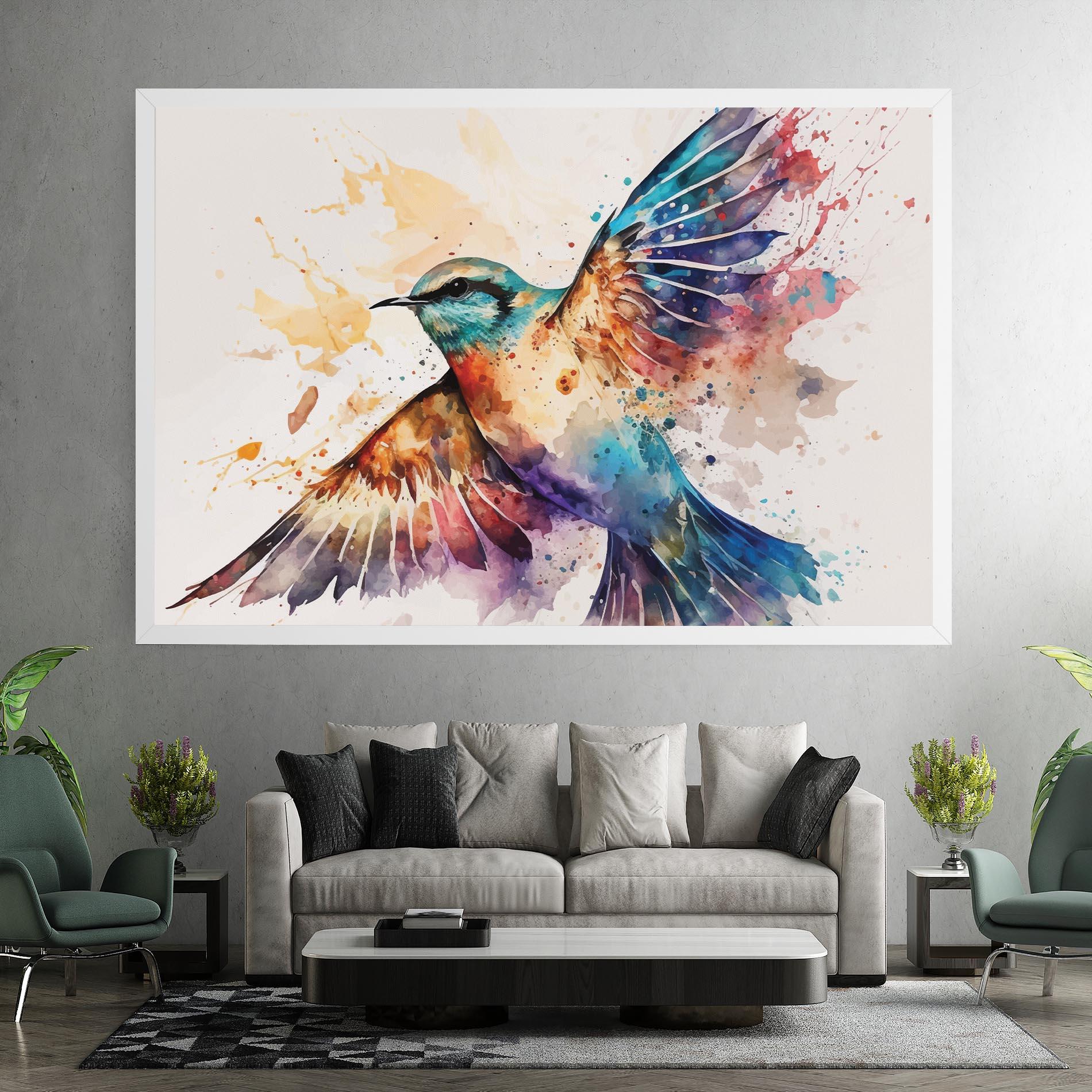 Картина на платно Painted Wings Bird mockup 7