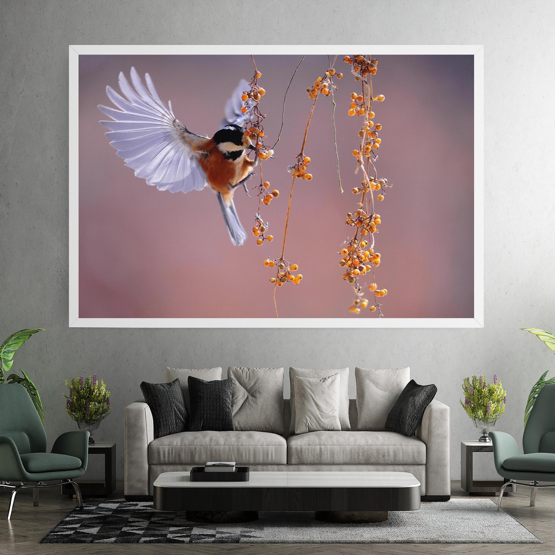 Картина на платно Woodpecker mockup 7