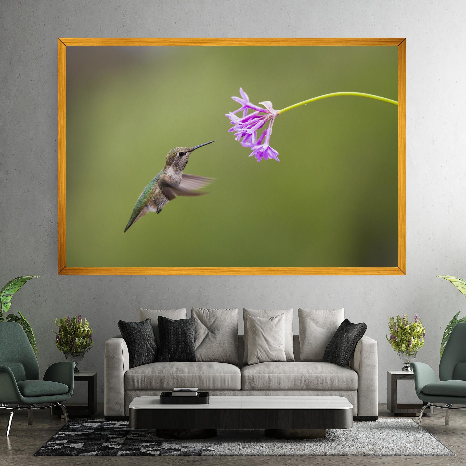 Cute Hummingbird mockup 7