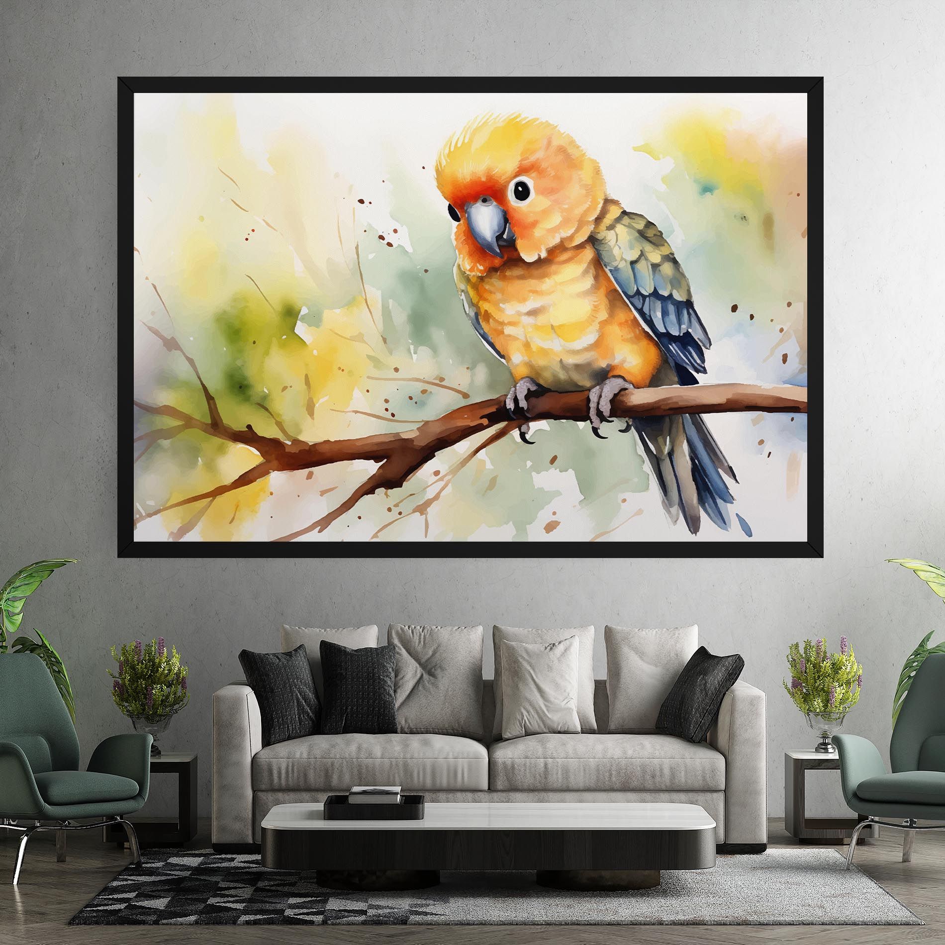 Cute Baby Parrot mockup 7