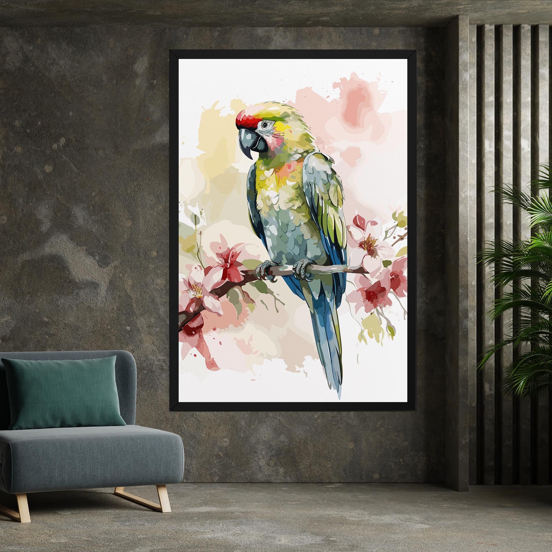 Beautiful Parrot mockup 7