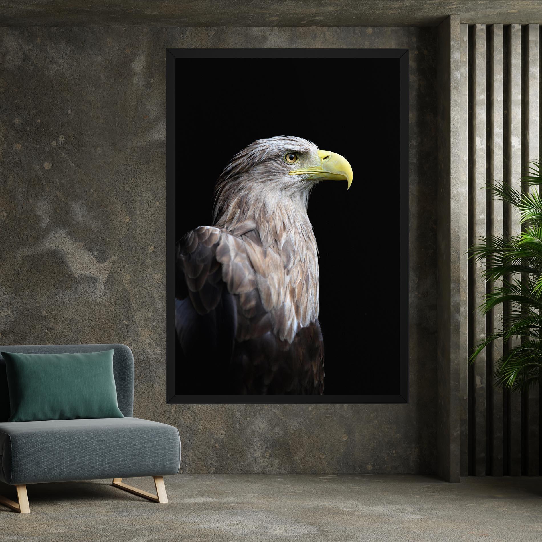 Картина на платно Close Up Eagle mockup 7