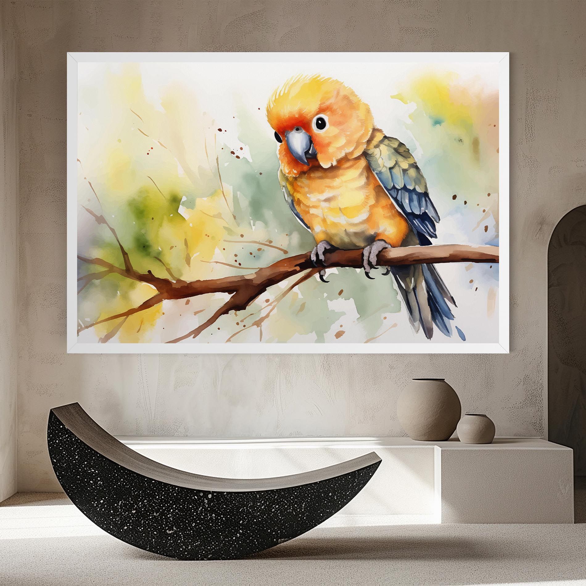 Cute Baby Parrot mockup 8