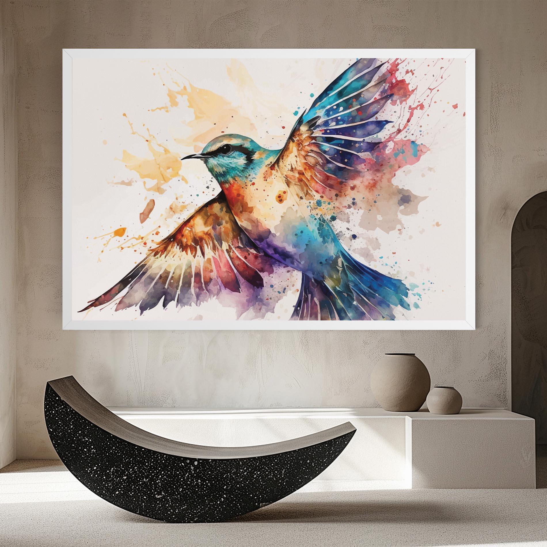 Картина на платно Painted Wings Bird mockup 8