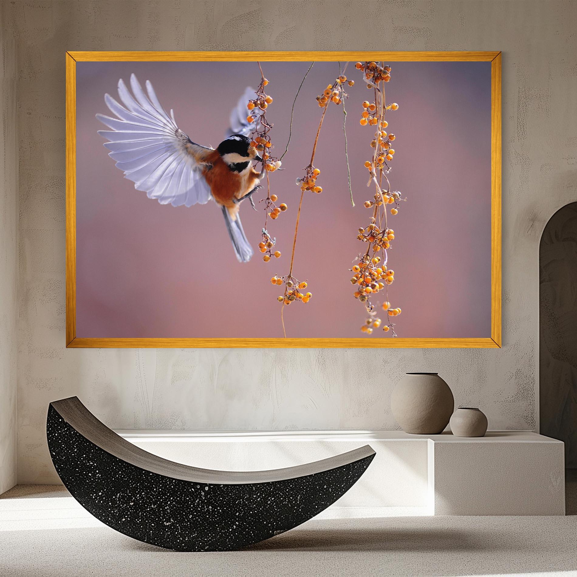 Картина на платно Woodpecker mockup 8