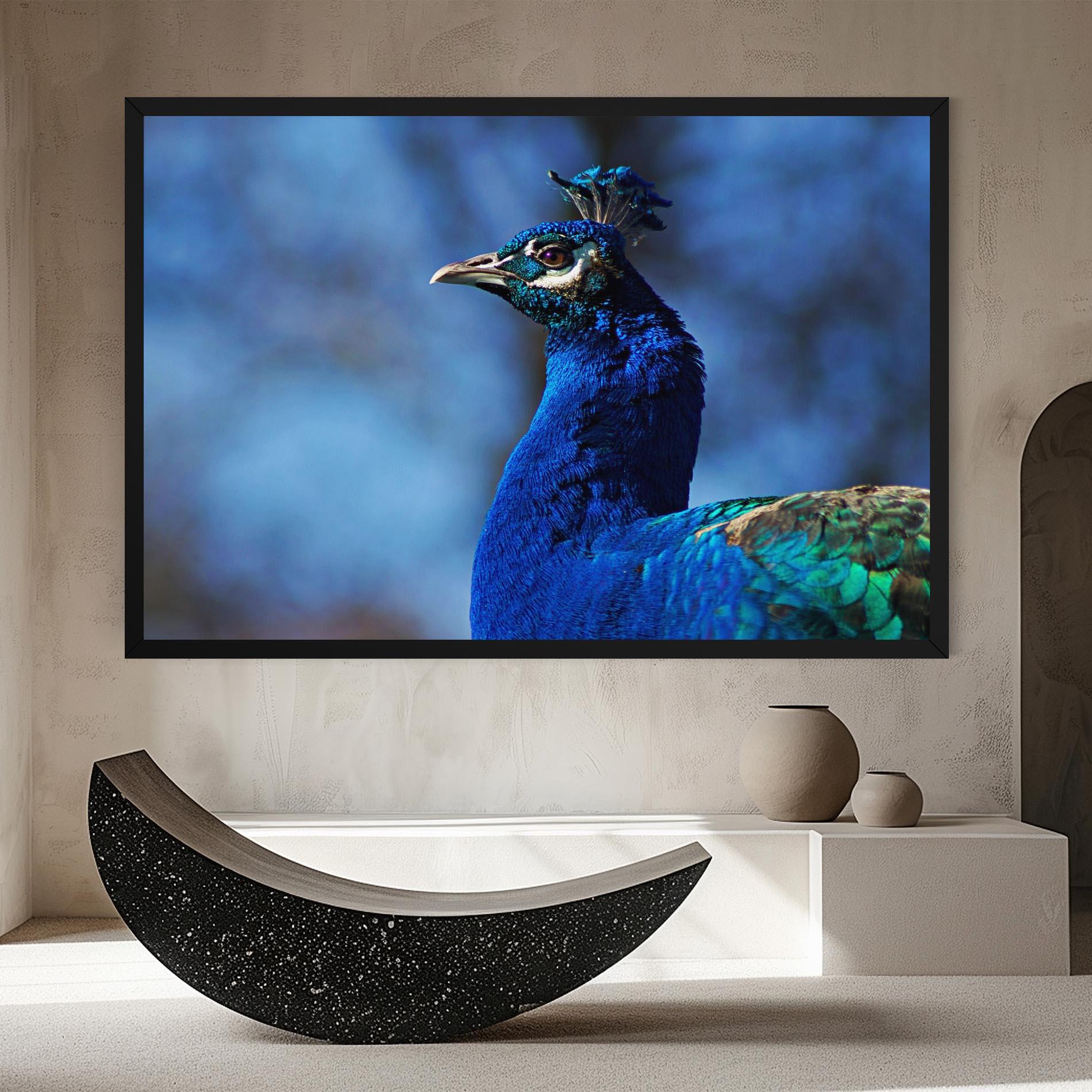 Картина на платно Blue Bird mockup 8