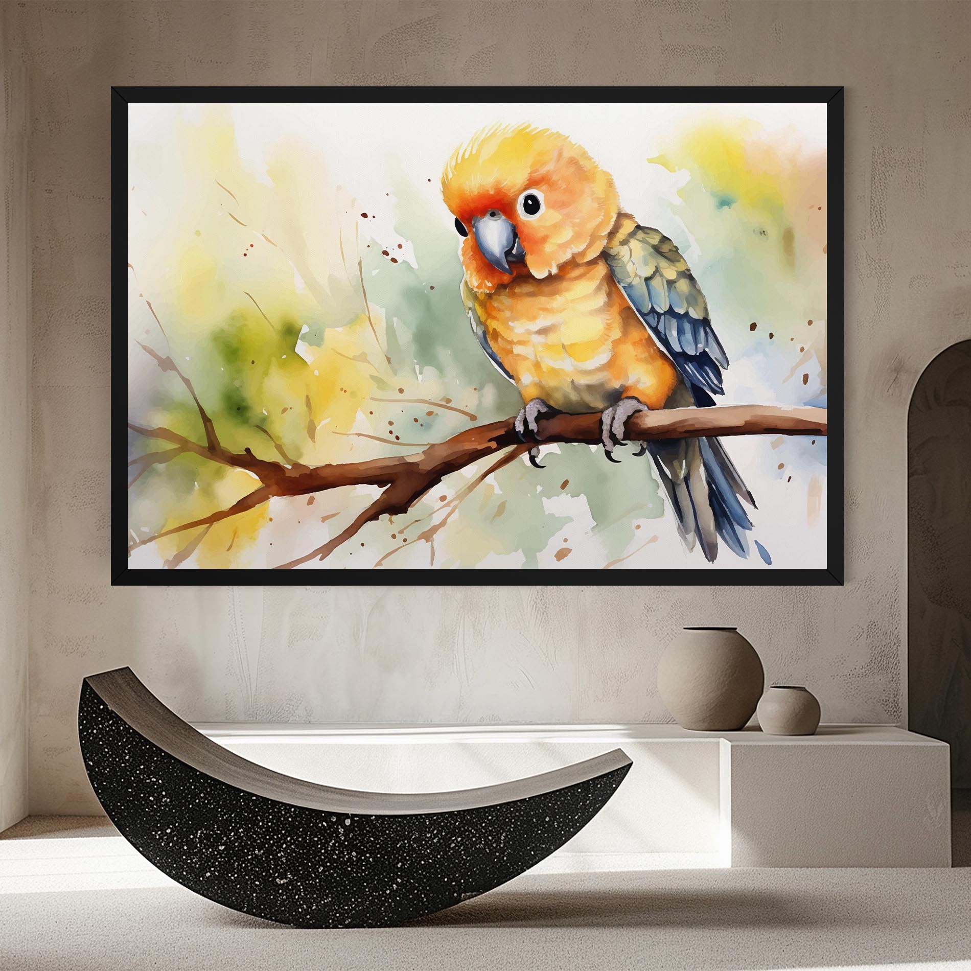 Cute Baby Parrot mockup 8