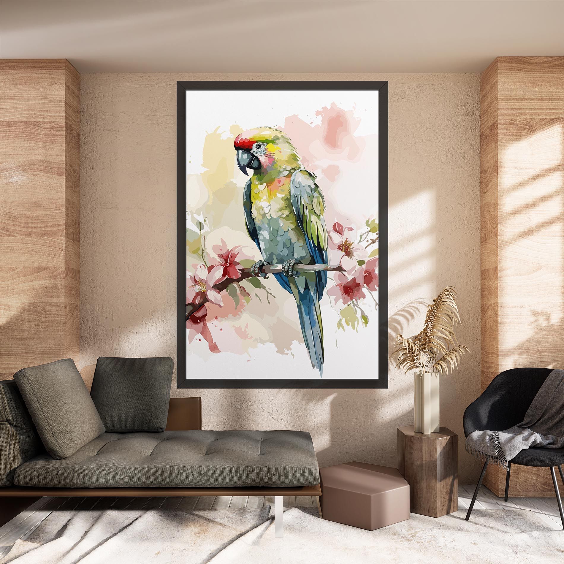 Beautiful Parrot mockup 8
