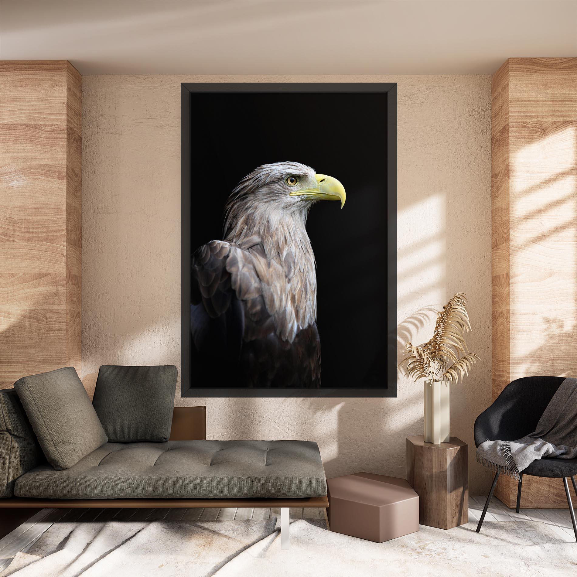 Картина на платно Close Up Eagle mockup 8