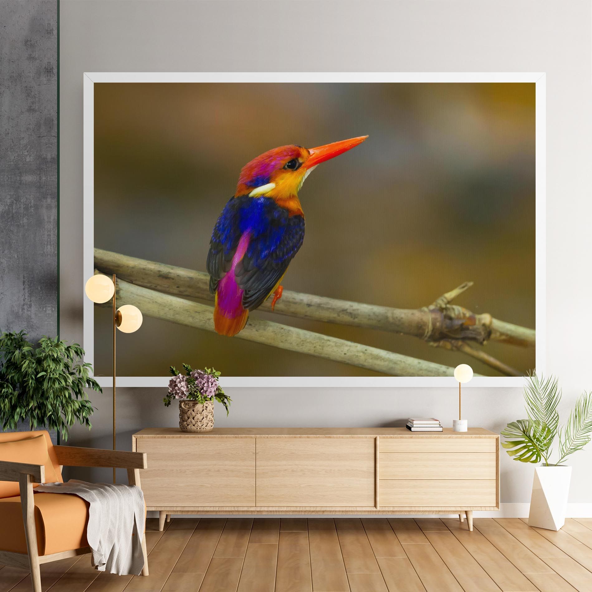 Colorful Bird mockup 9
