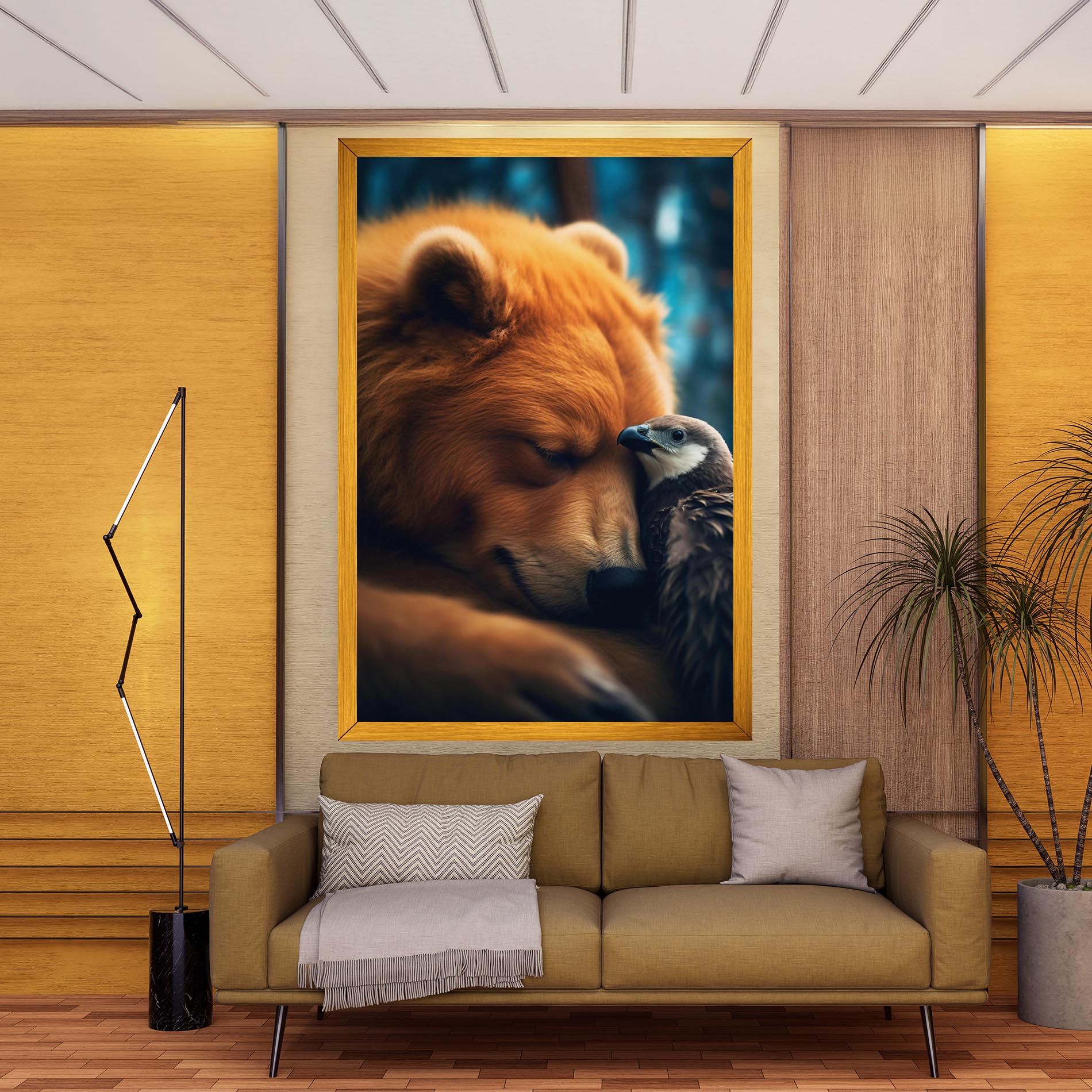 Bear With Eagle mockup 9