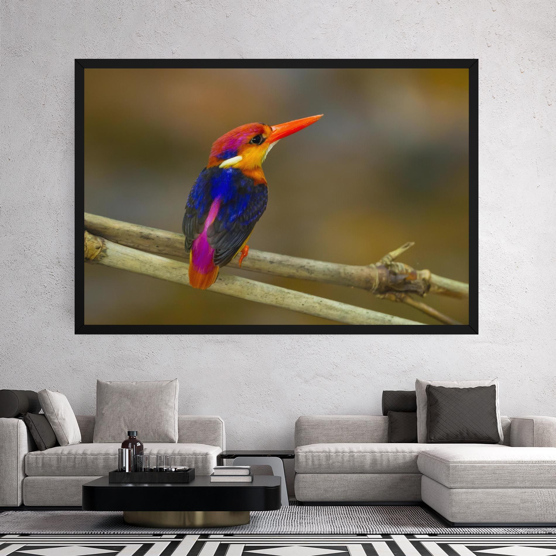 Colorful Bird mockup 2