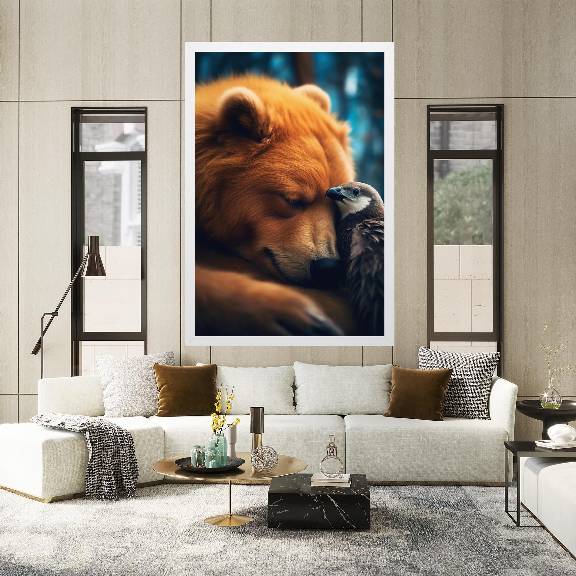 Bear With Eagle mockup 2