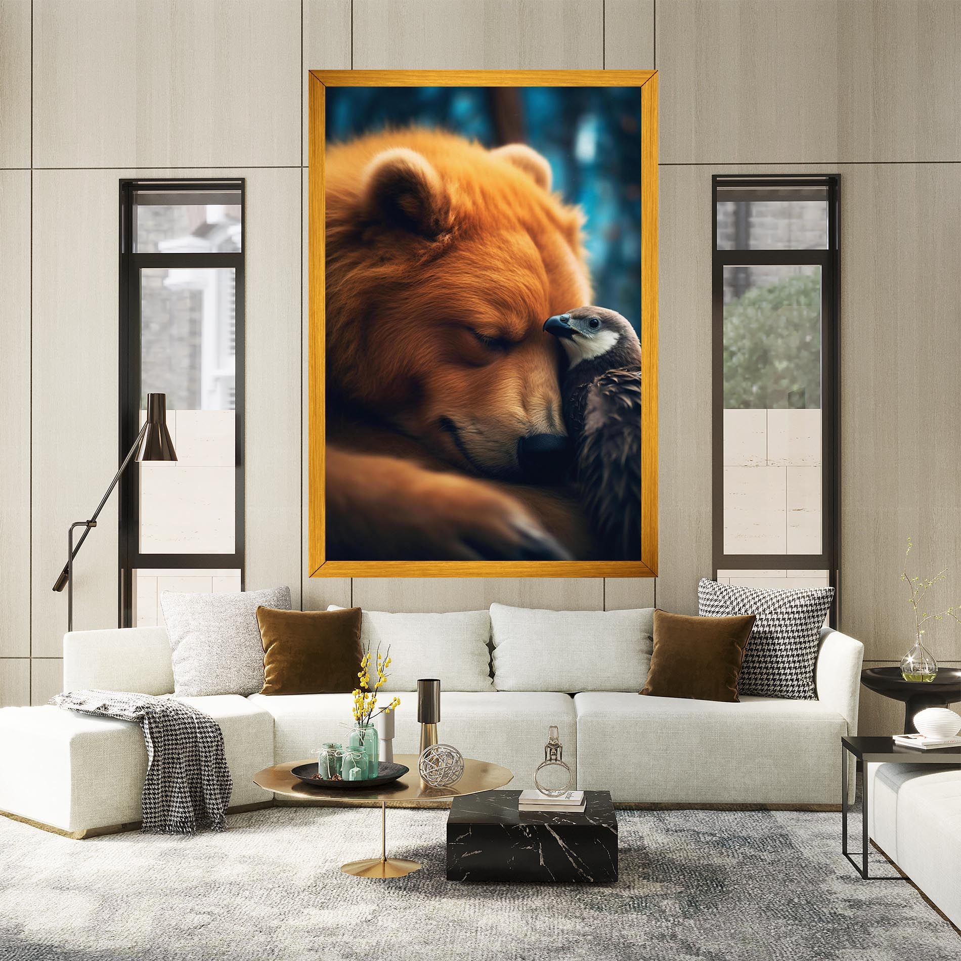 Bear With Eagle mockup 2