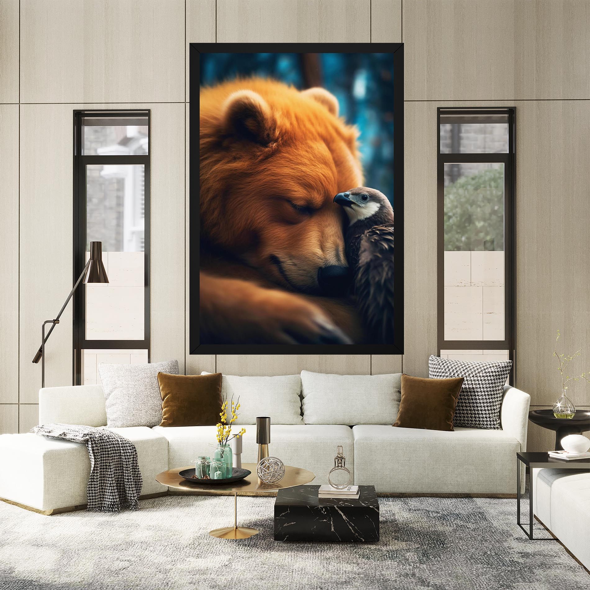 Bear With Eagle mockup 2