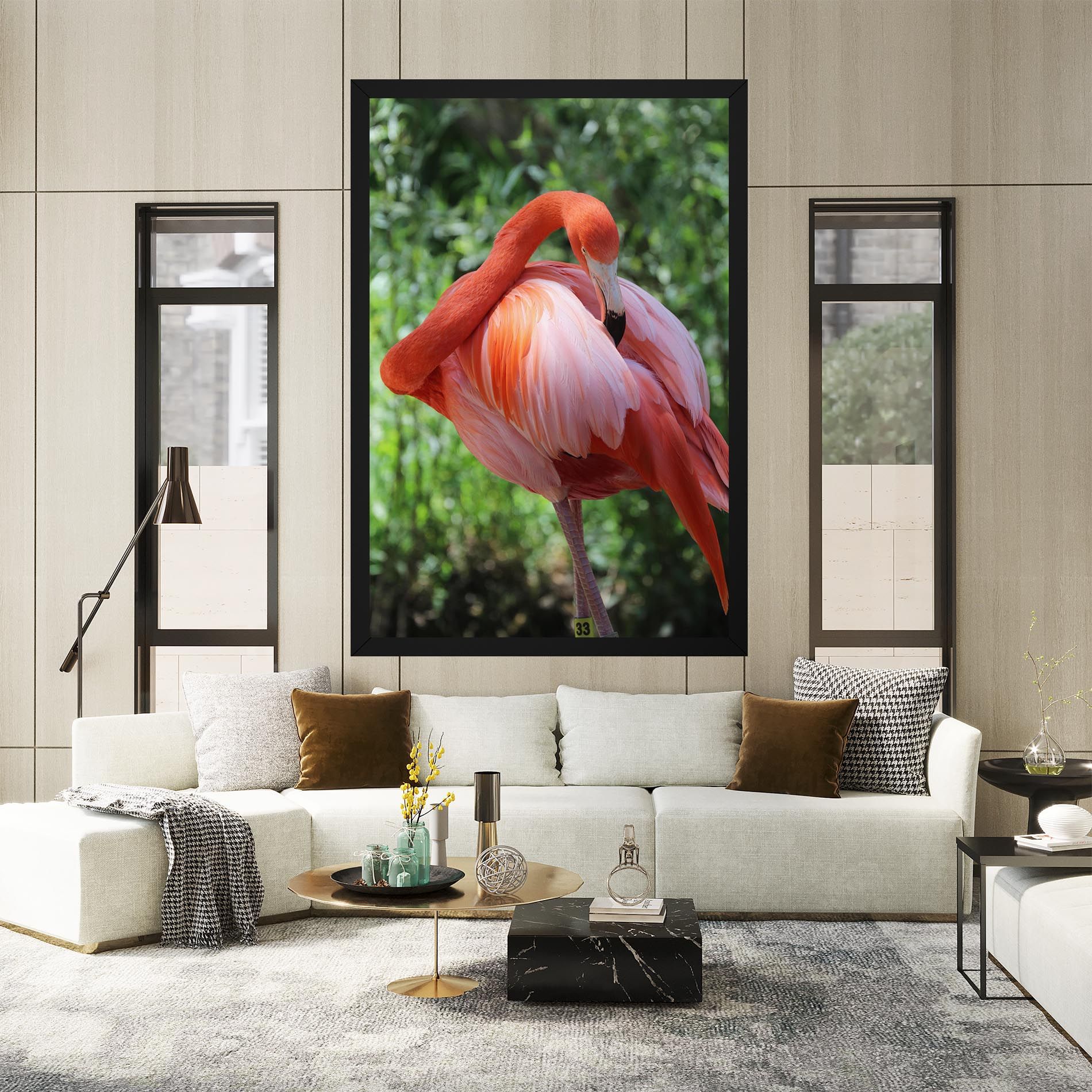 Red Flamingo mockup 2