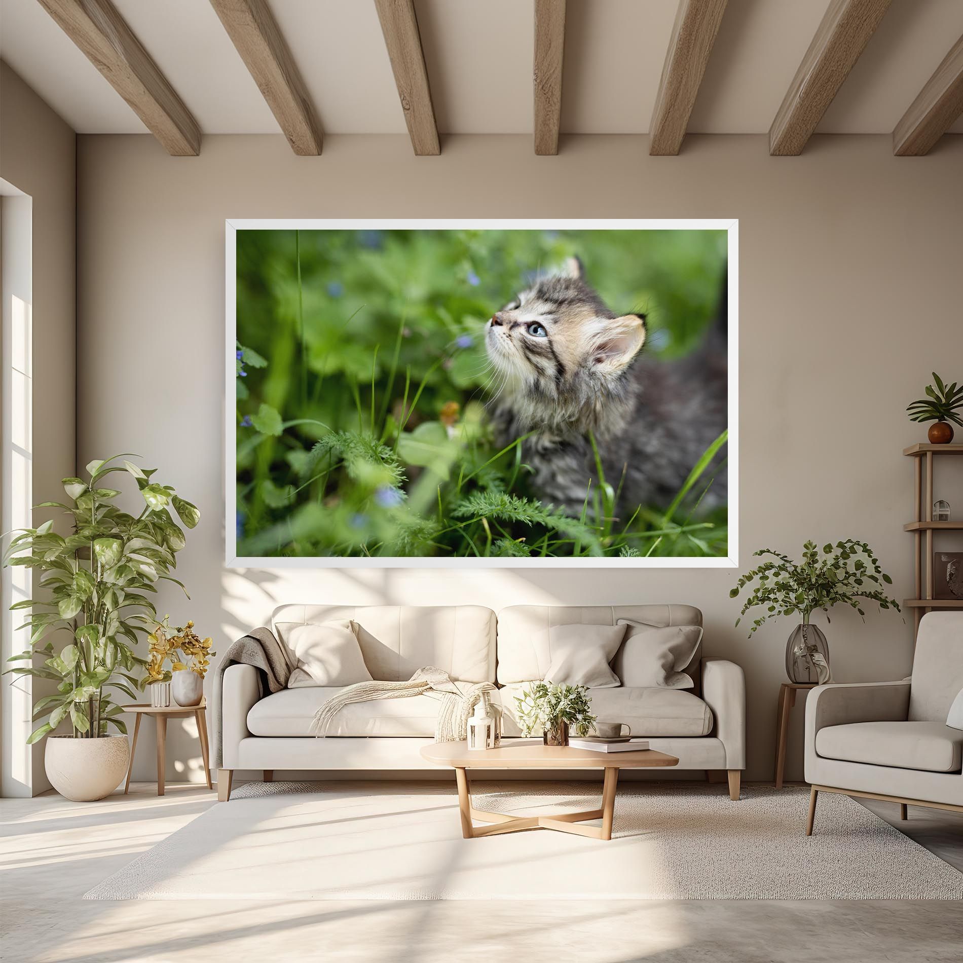 Brown Baby Cat mockup 6