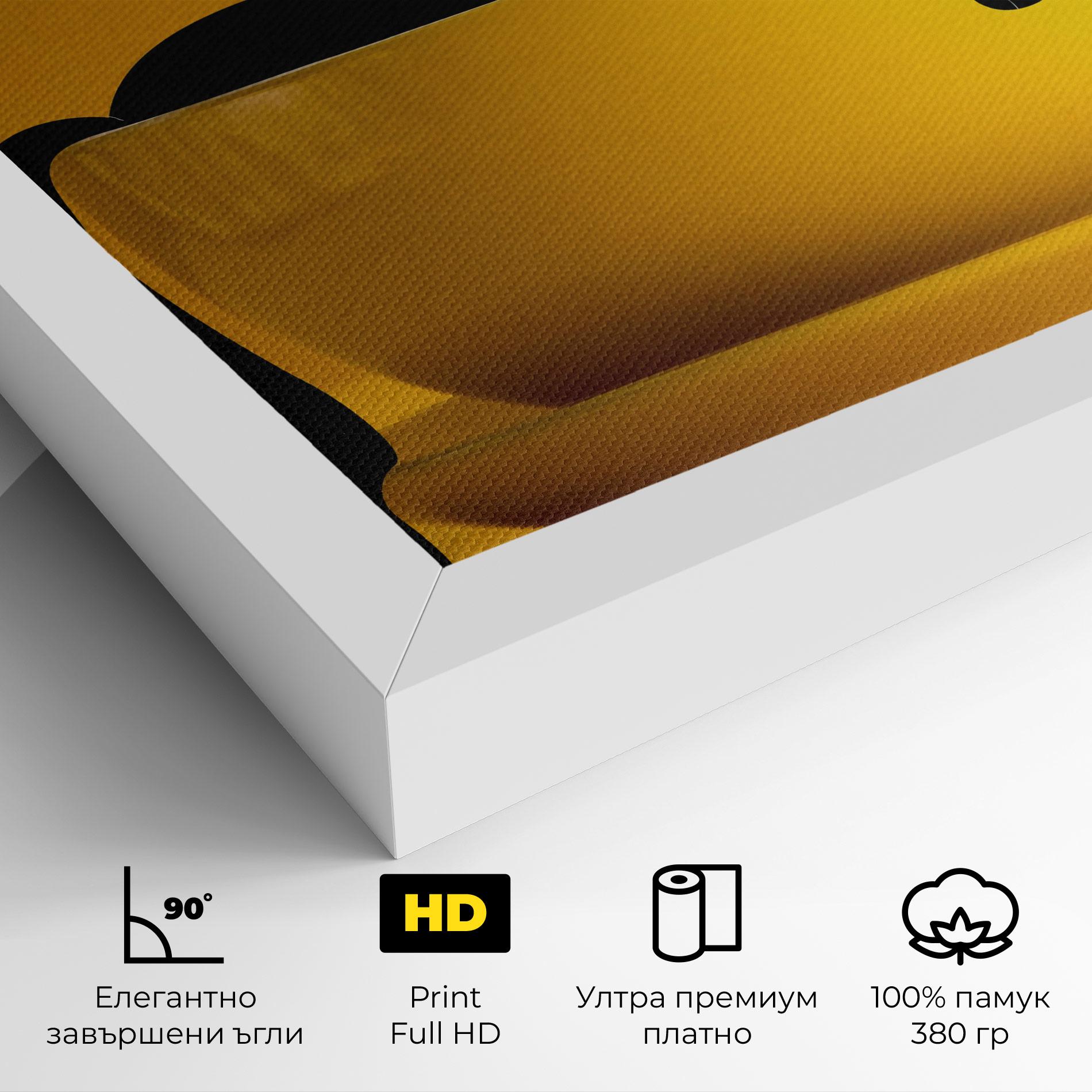 Картина на платно Cat In A Cup mockup 4