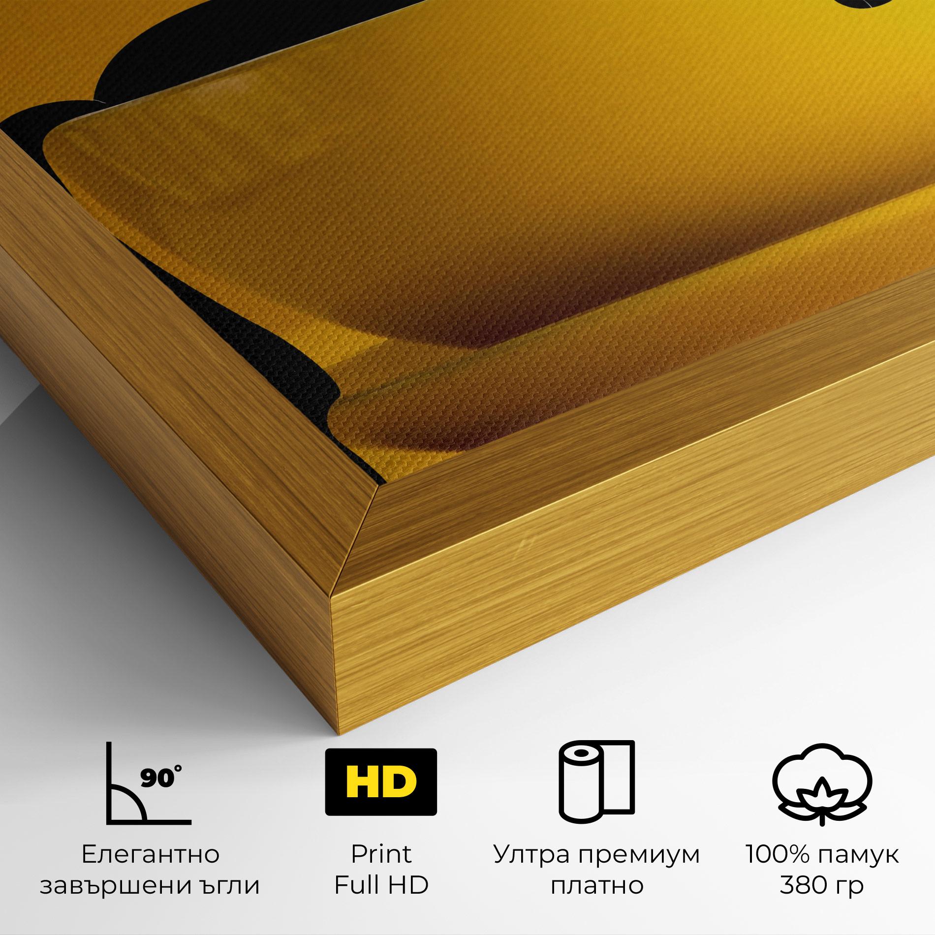 Картина на платно Cat In A Cup mockup 4