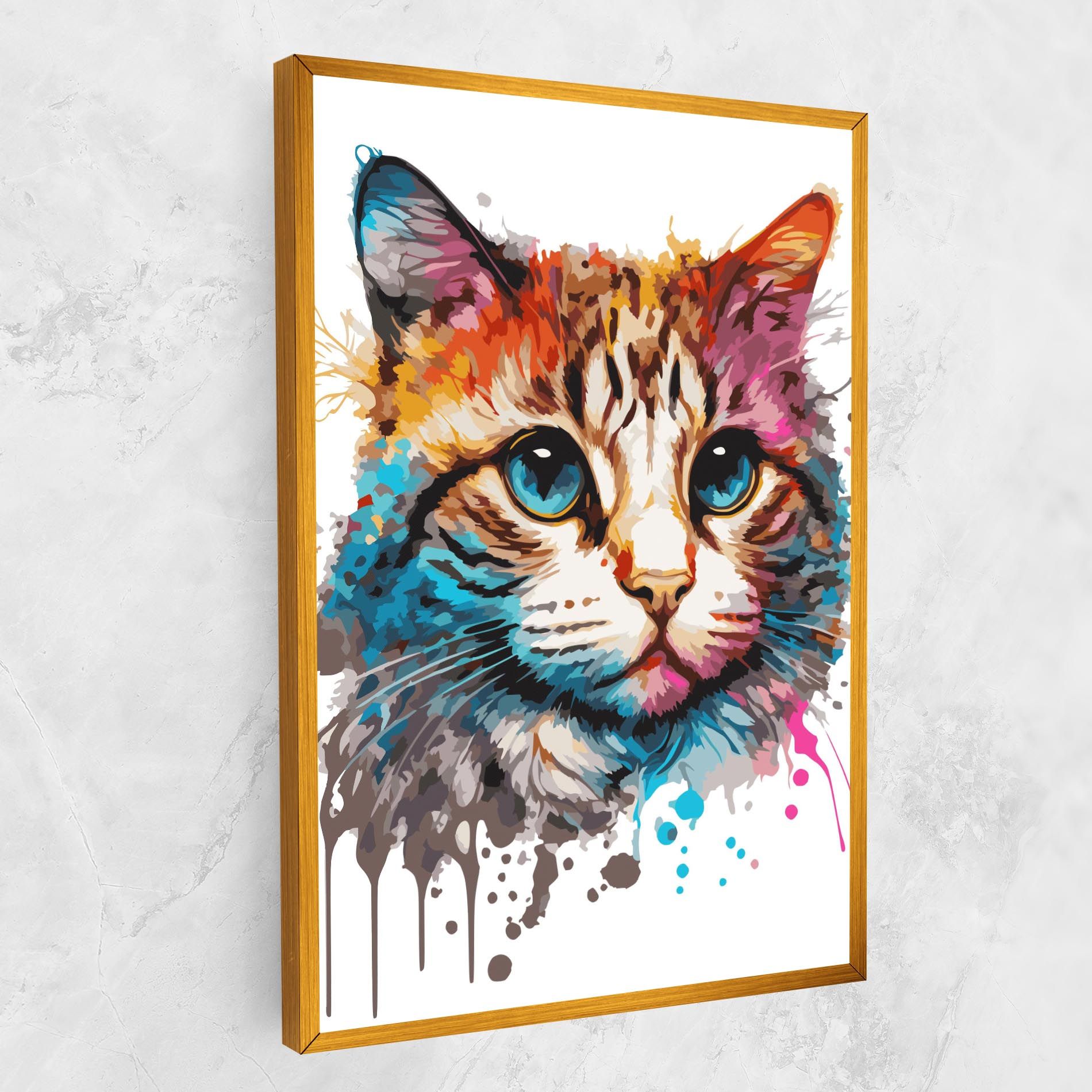 Blue Eyes Cat mockup 1