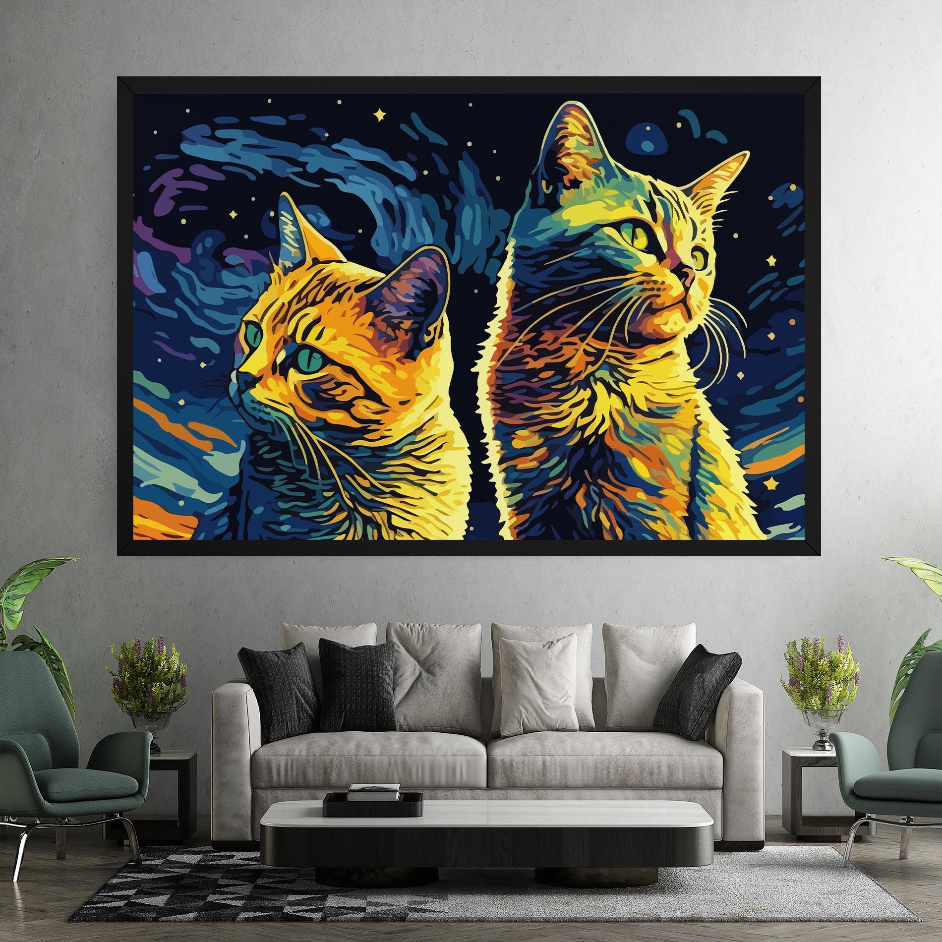 Cat Painting mockup 7
