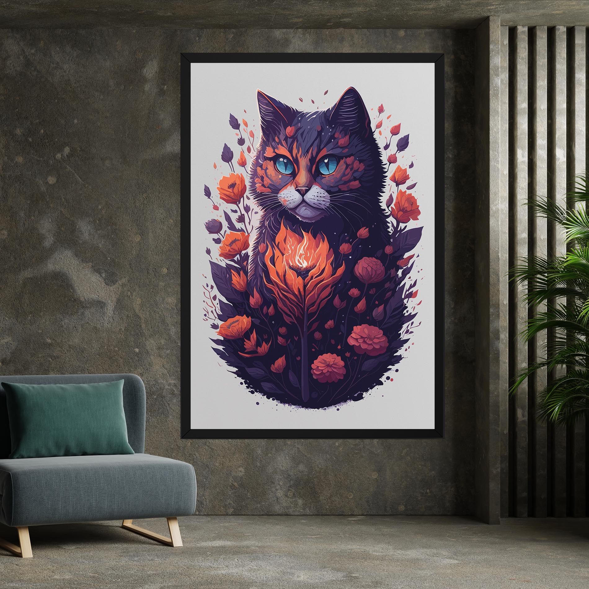 Fire Cat mockup 7