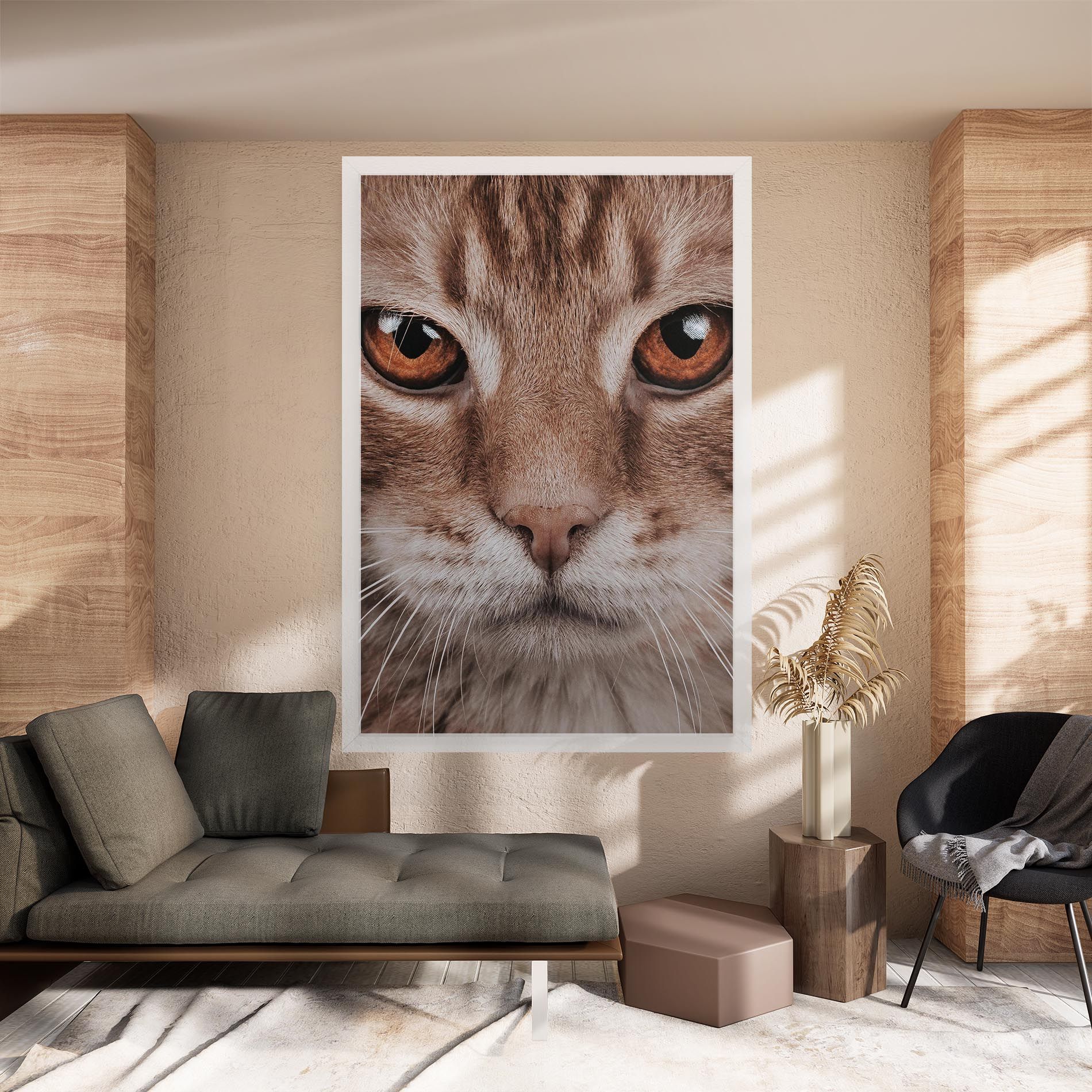 Fire Eyes Cat mockup 8