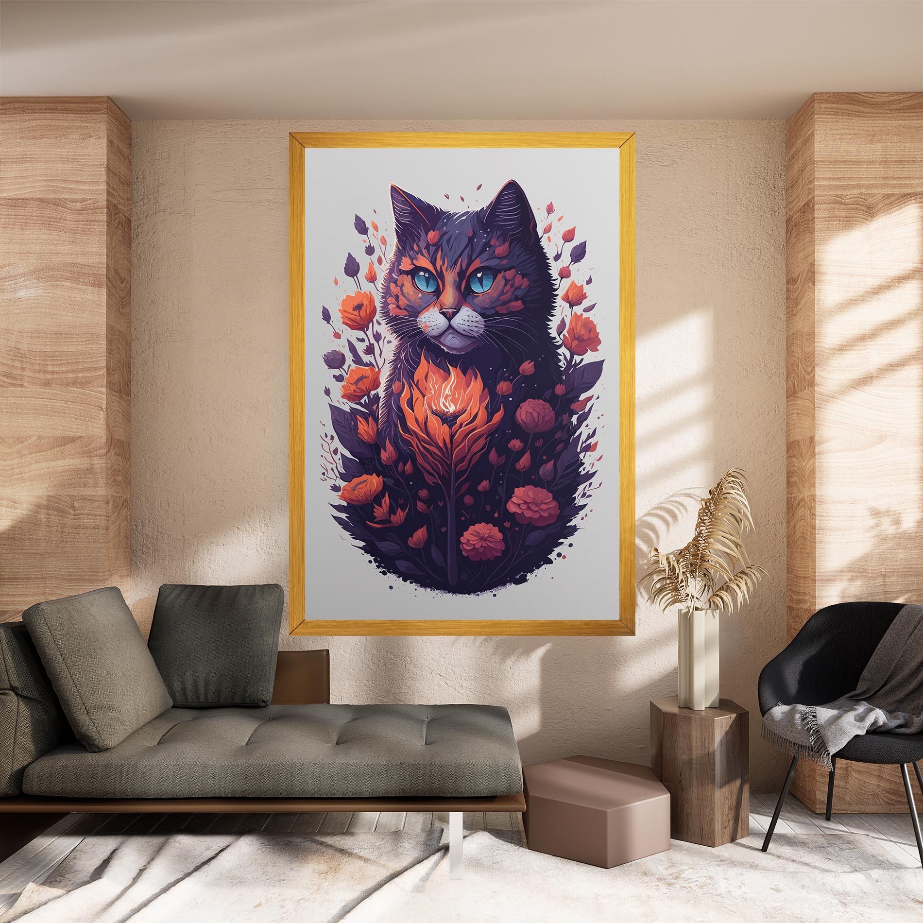 Fire Cat mockup 8