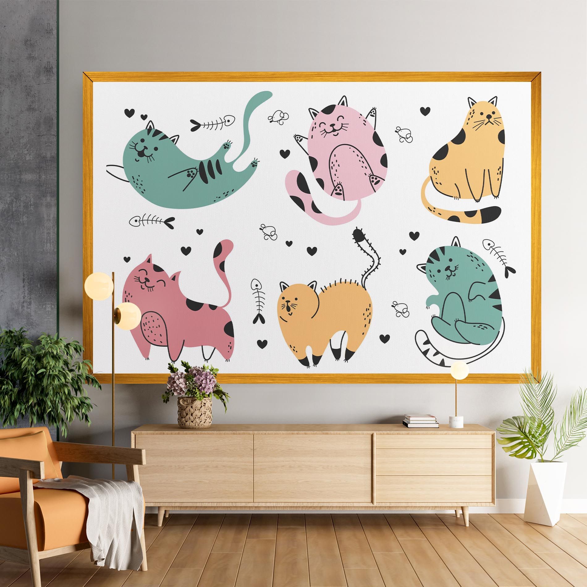 Doodle Cat mockup 9