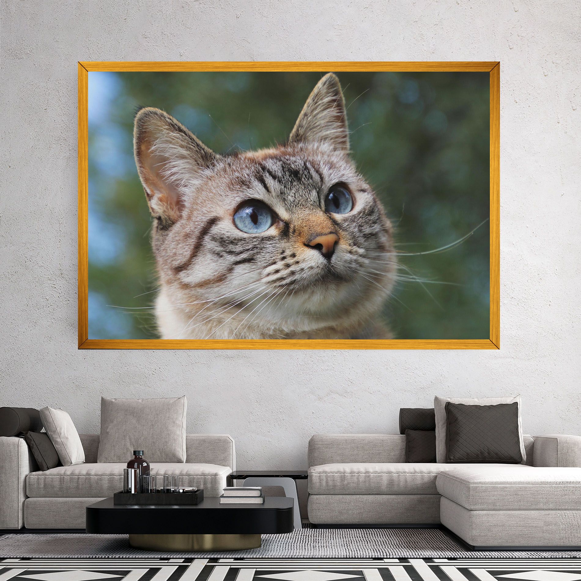 Blue Eyes Cutie mockup 2