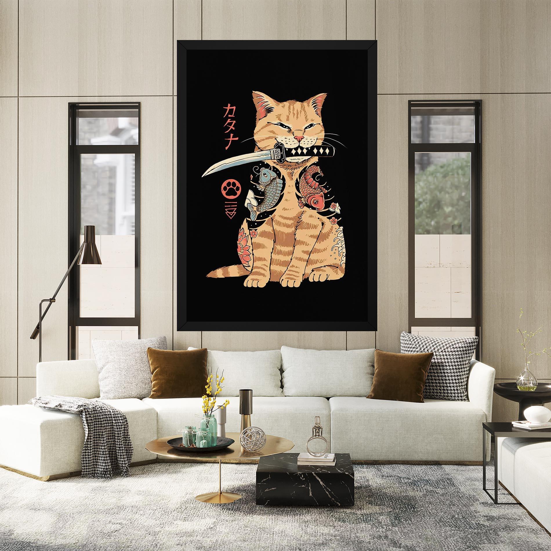 Картина на платно Catana mockup 2