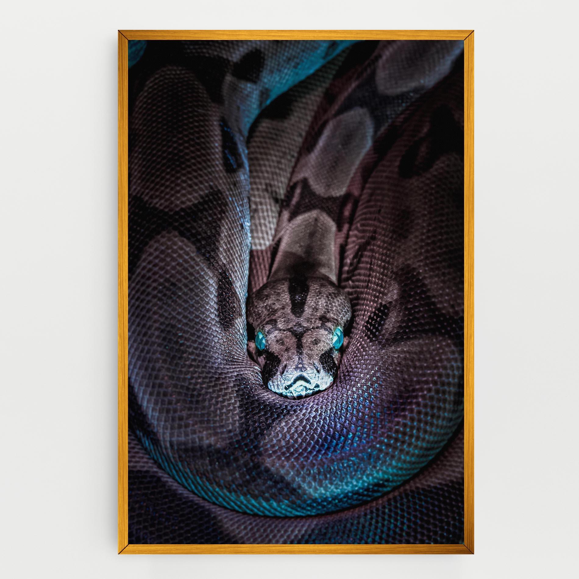 Картина на платно Vibrant Snake mockup 0