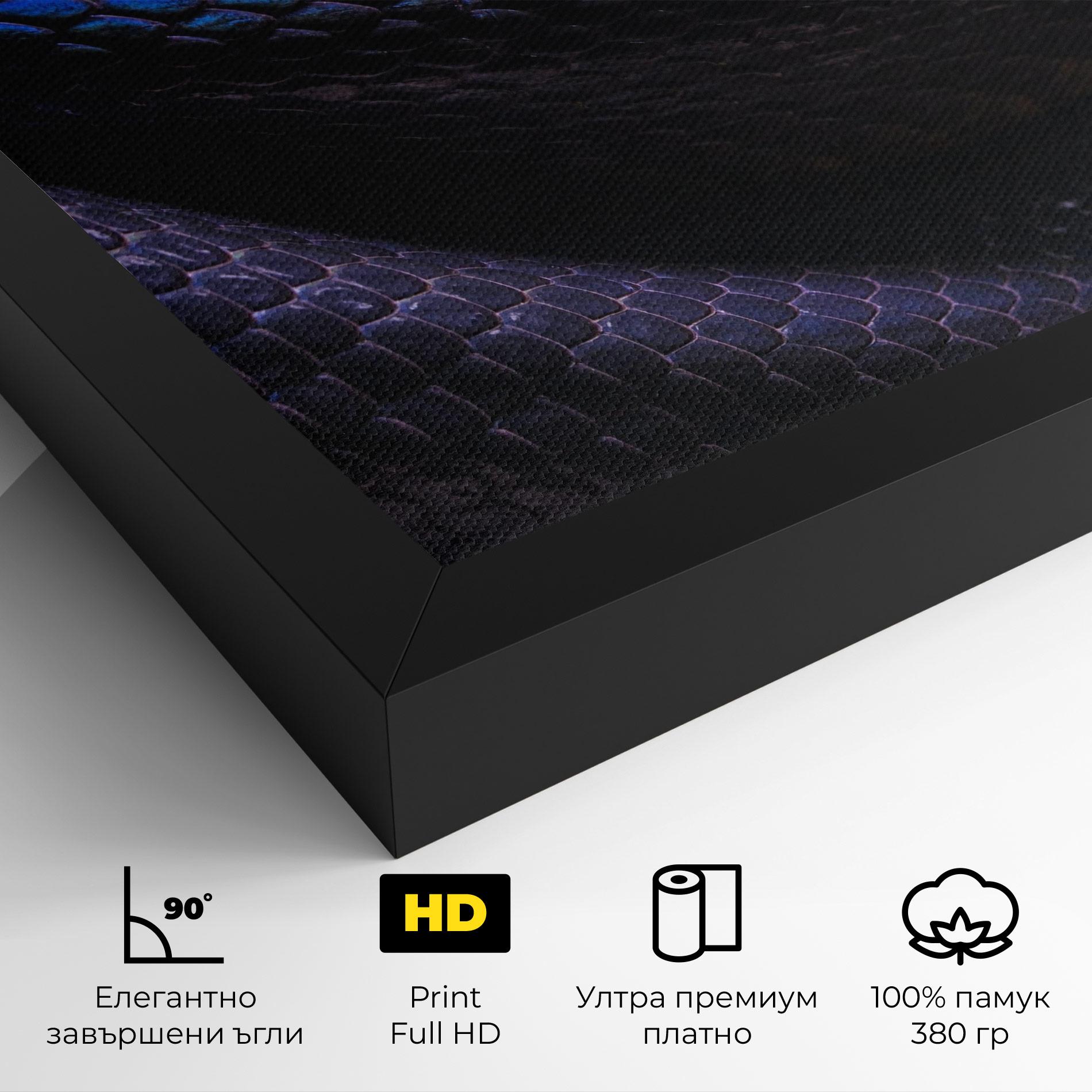 Картина на платно Snake Skin mockup 4