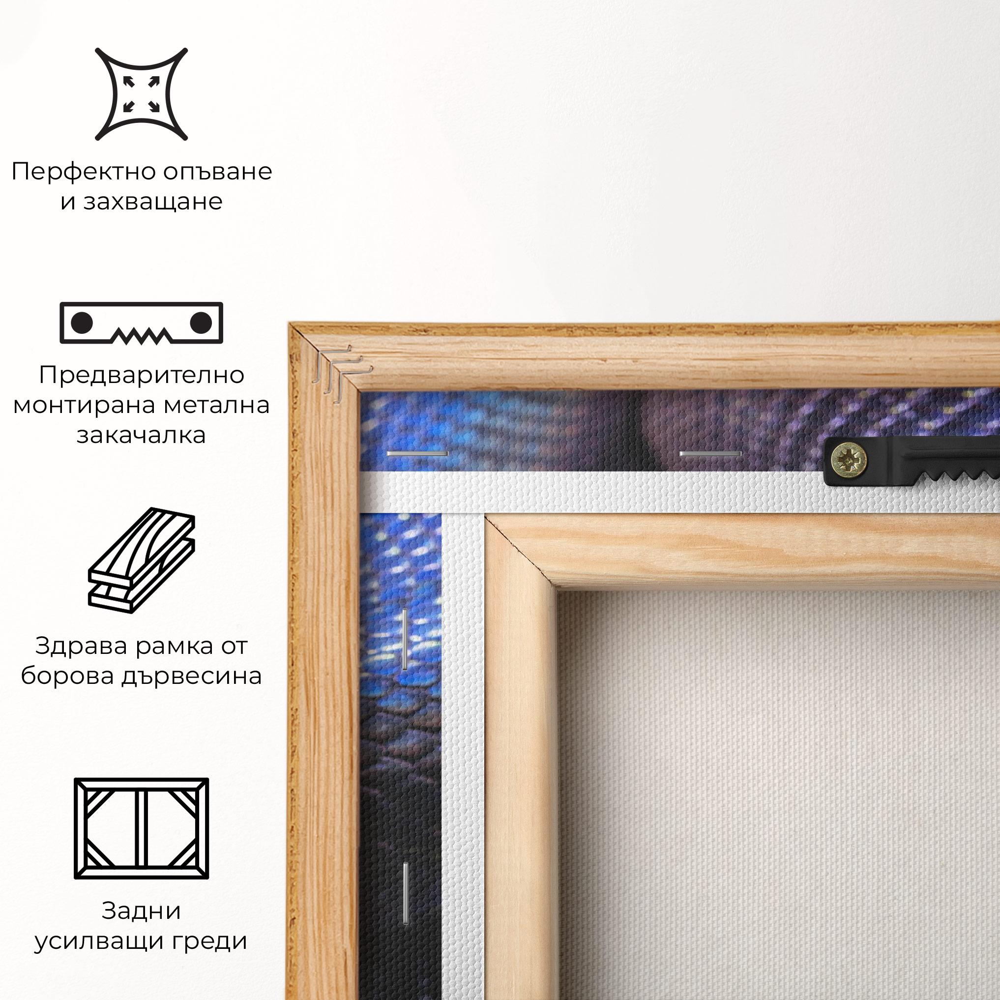 Картина на платно Snake Skin mockup 5