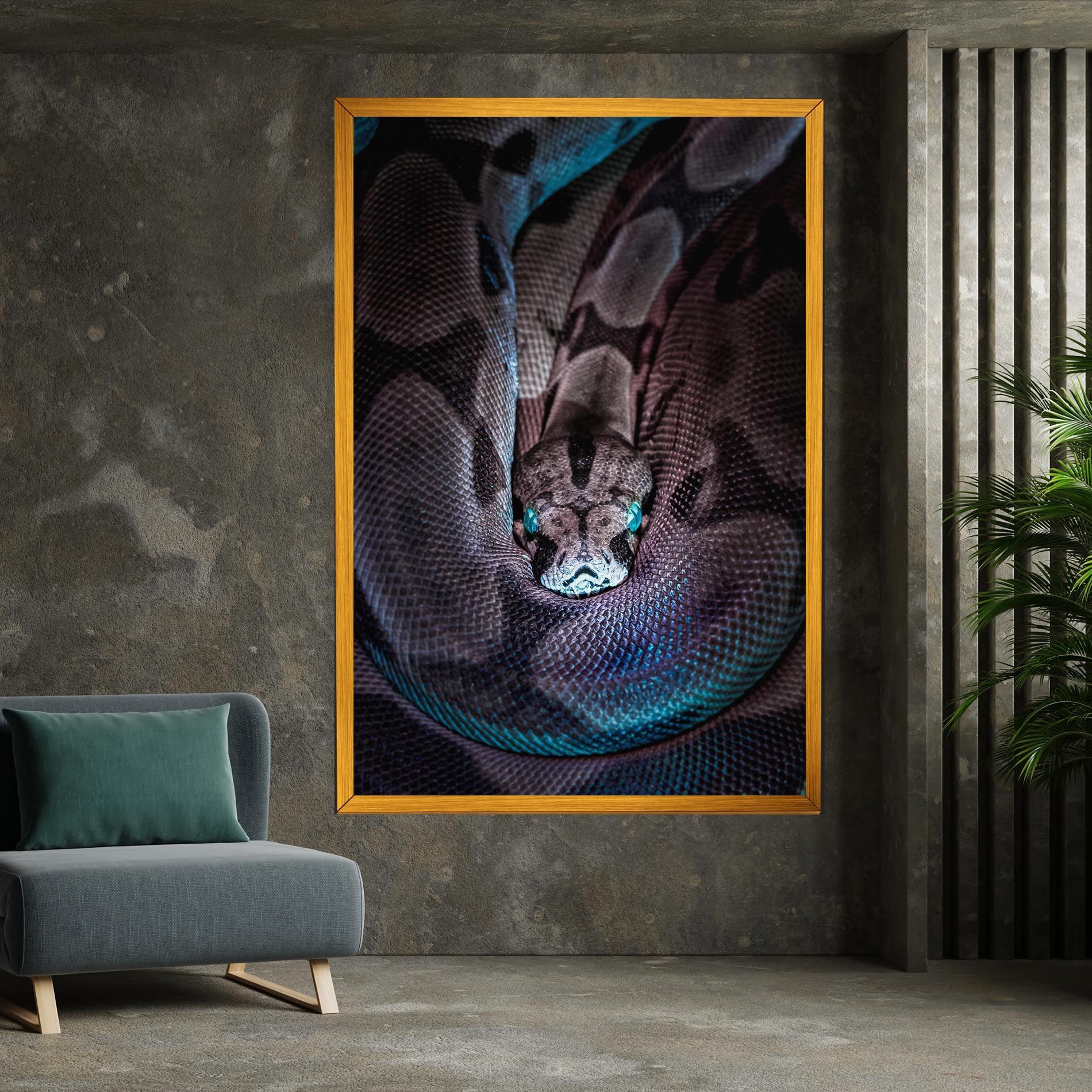 Vibrant Snake mockup 7