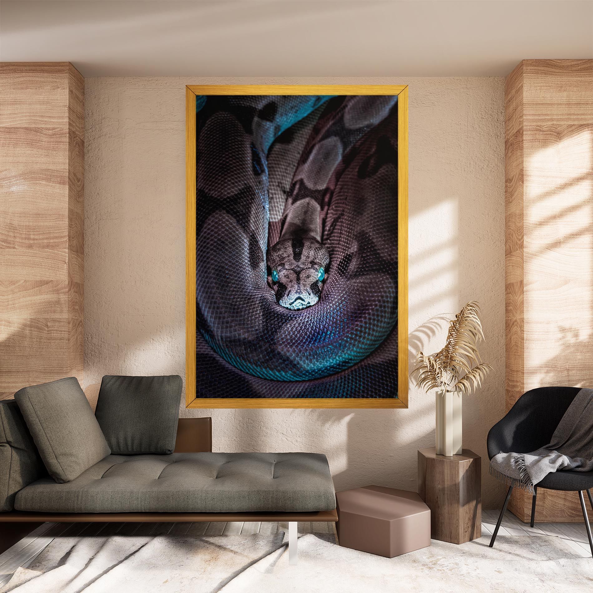 Vibrant Snake mockup 8