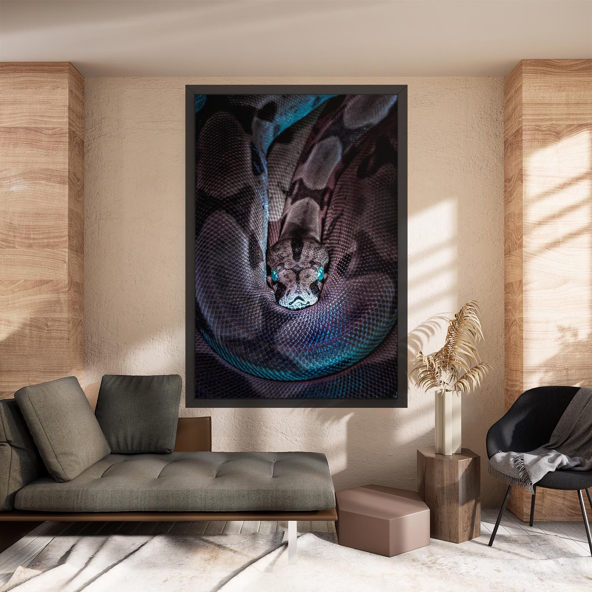 Vibrant Snake mockup 8